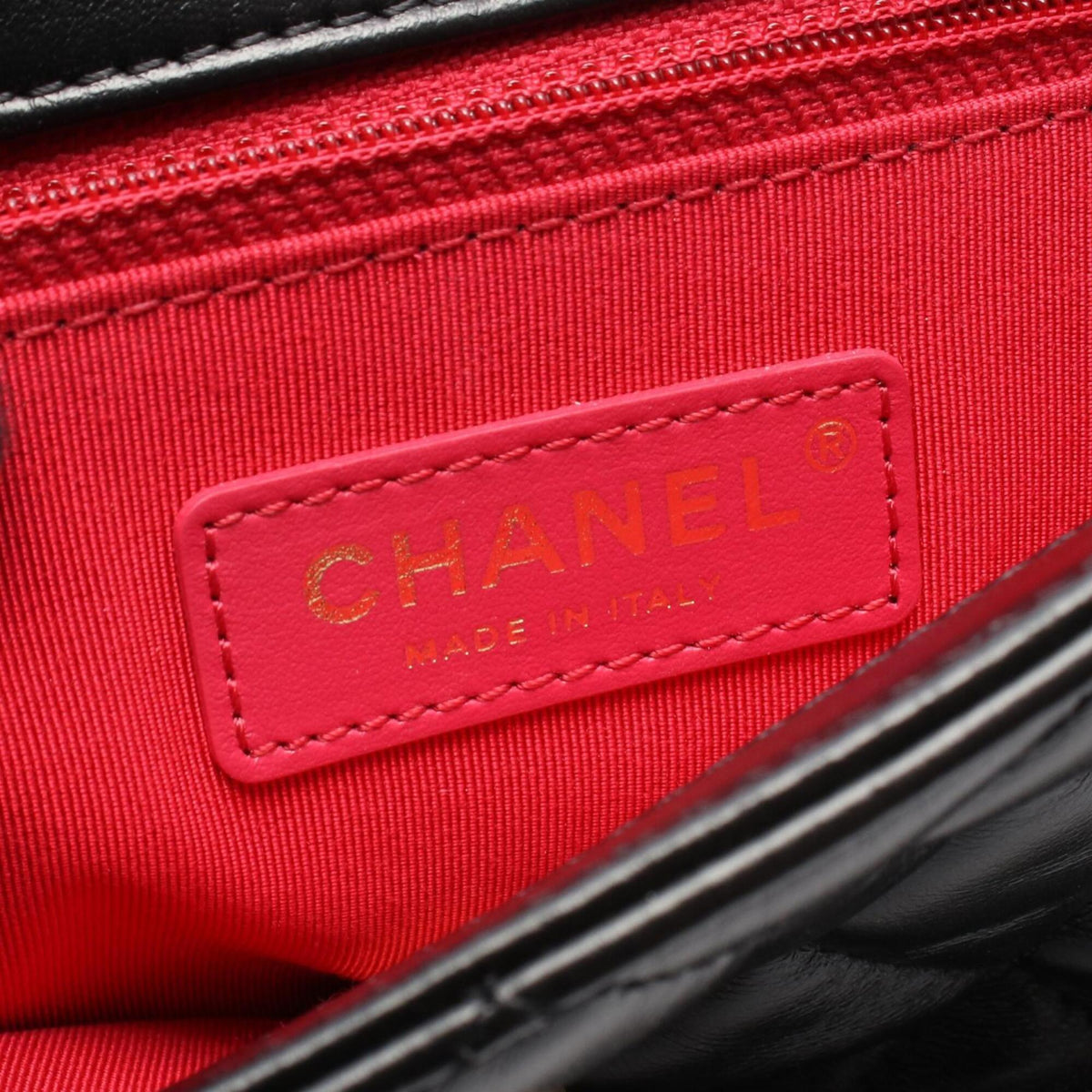 Chanel Matelasse Black Leather Handbag Shoulder Bag (Pre-Owned)