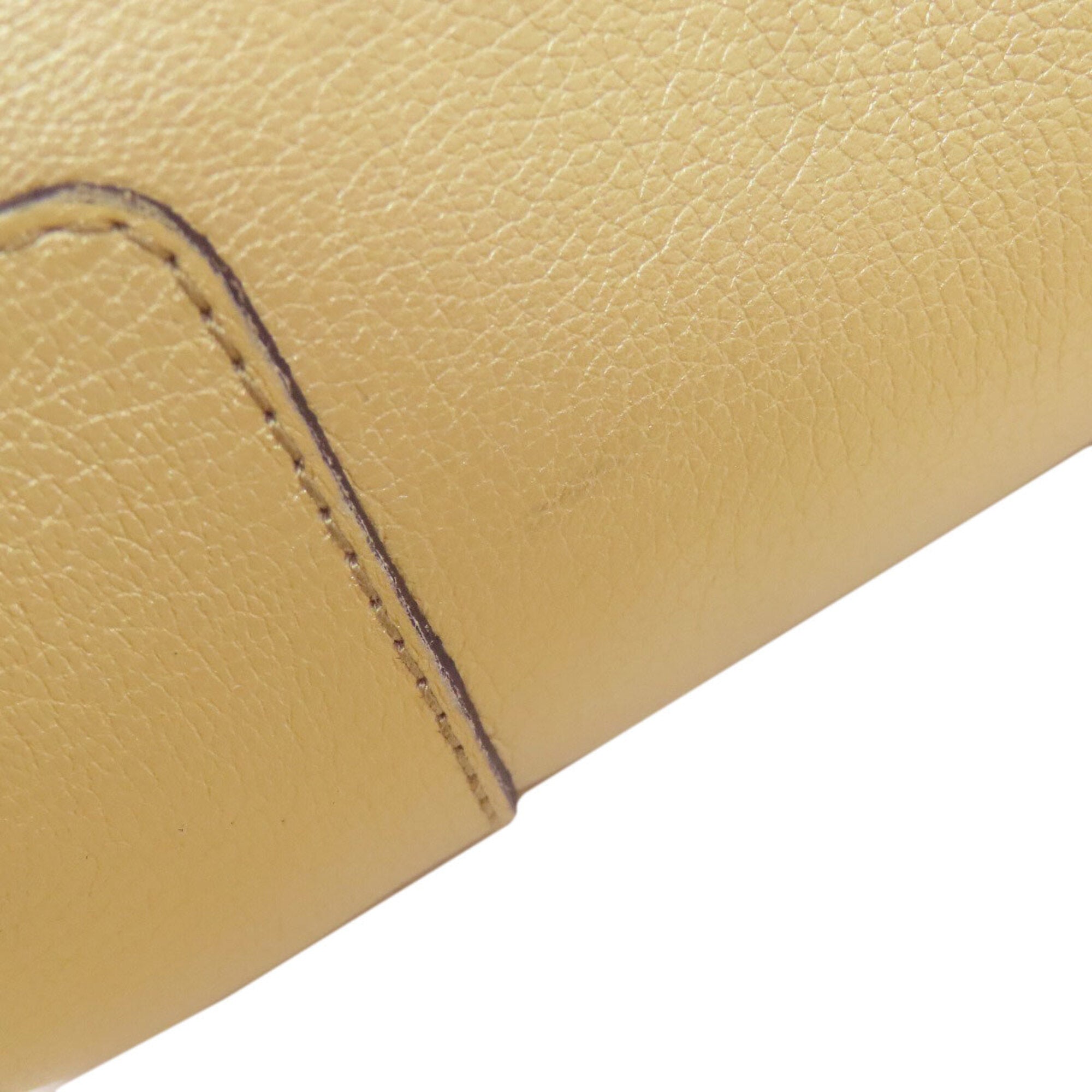 Loewe Gold Leather Handbag (Pre-Owned)