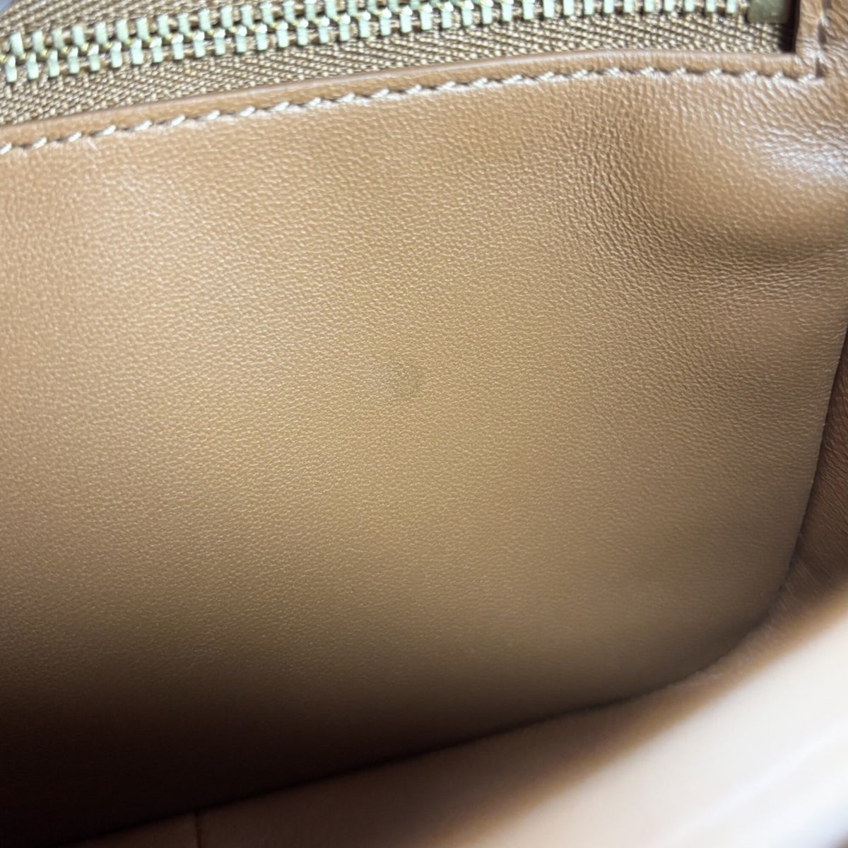 Celine Brown White Pvc Coated Canvas Leather Shoulder Bag (Pre-Owned)