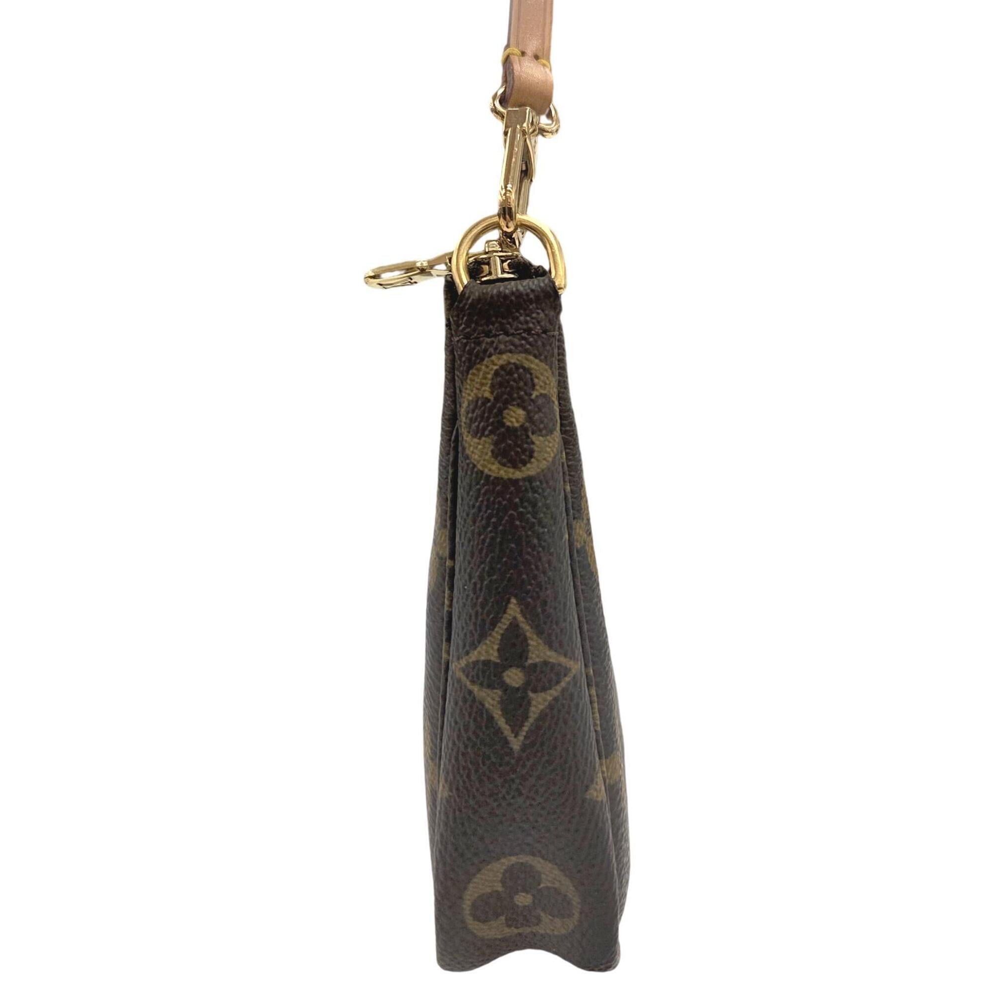 Louis Vuitton Brown Monogram Handbag Pochette Pouch (Pre-Owned)