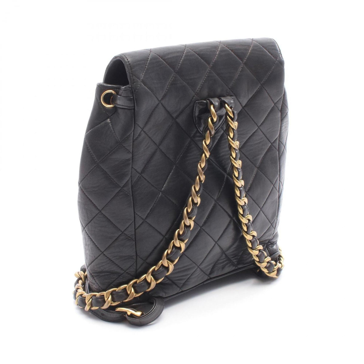 Chanel Black Leather Backpack (Pre-Owned)