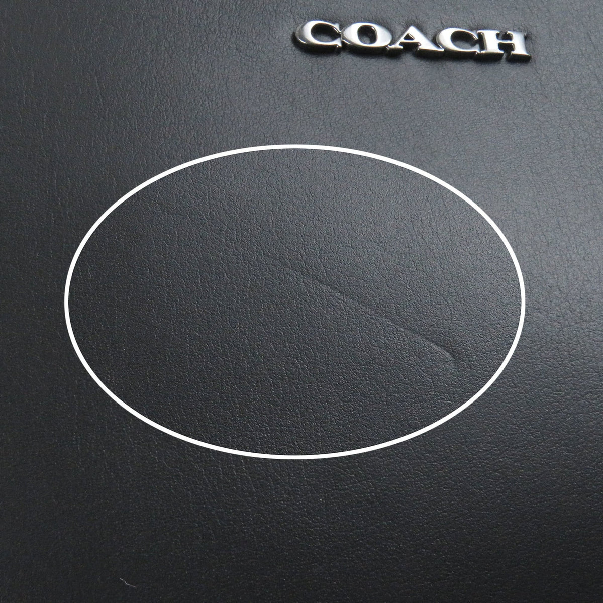 Coach Black Leather Clutch Bag (Pre-Owned)