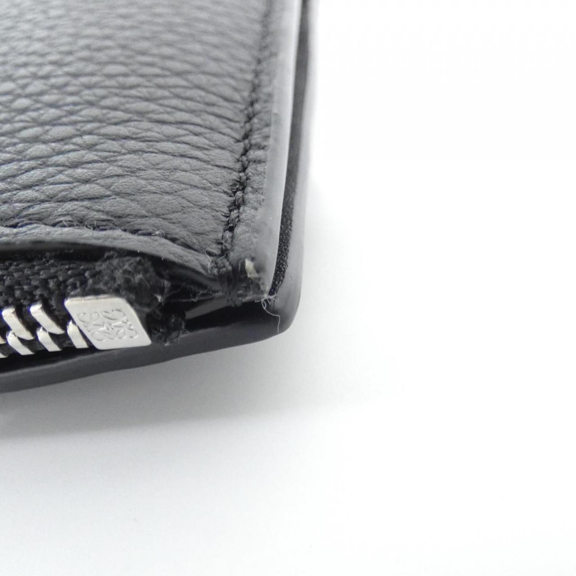 Loewe Black Leather Wallet (Bi-Fold) (Pre-Owned)