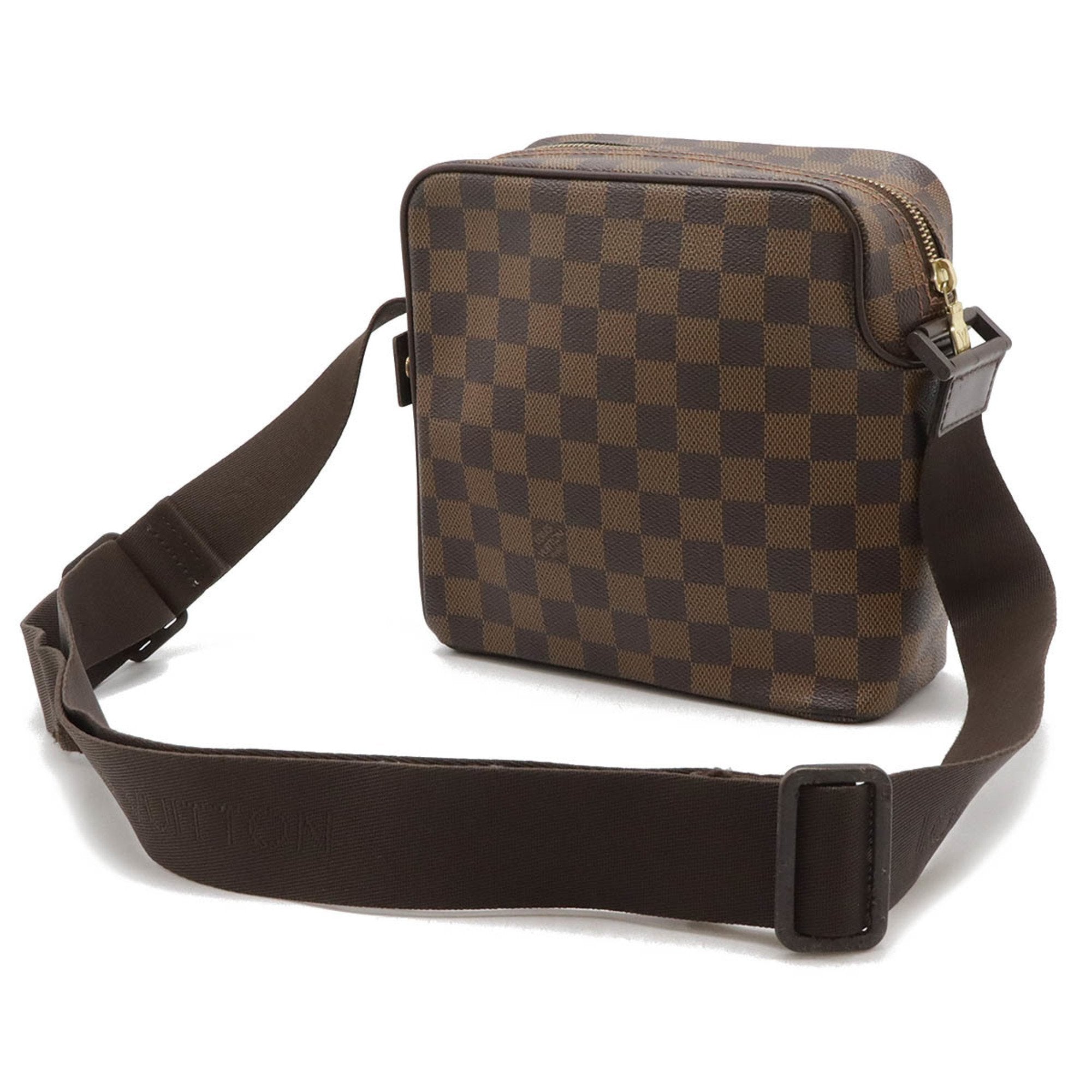 Louis Vuitton Brown Pvc Pochette Shoulder Bag (Pre-Owned)