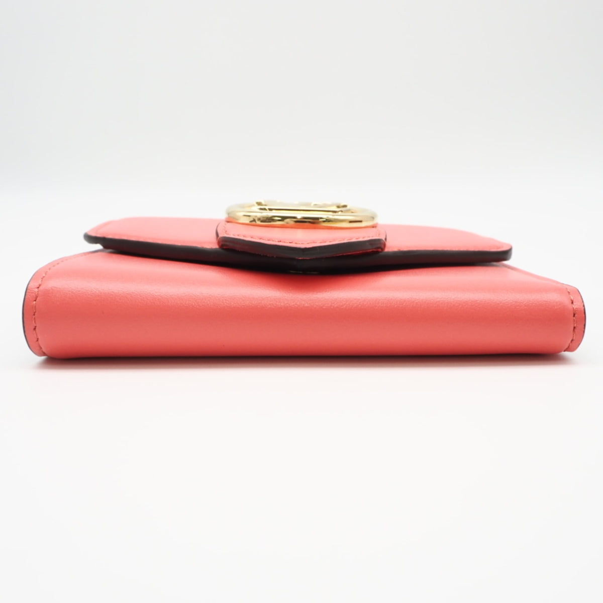 Louis Vuitton Blue Pink Leather Wallet (Tri-Fold) (Pre-Owned)