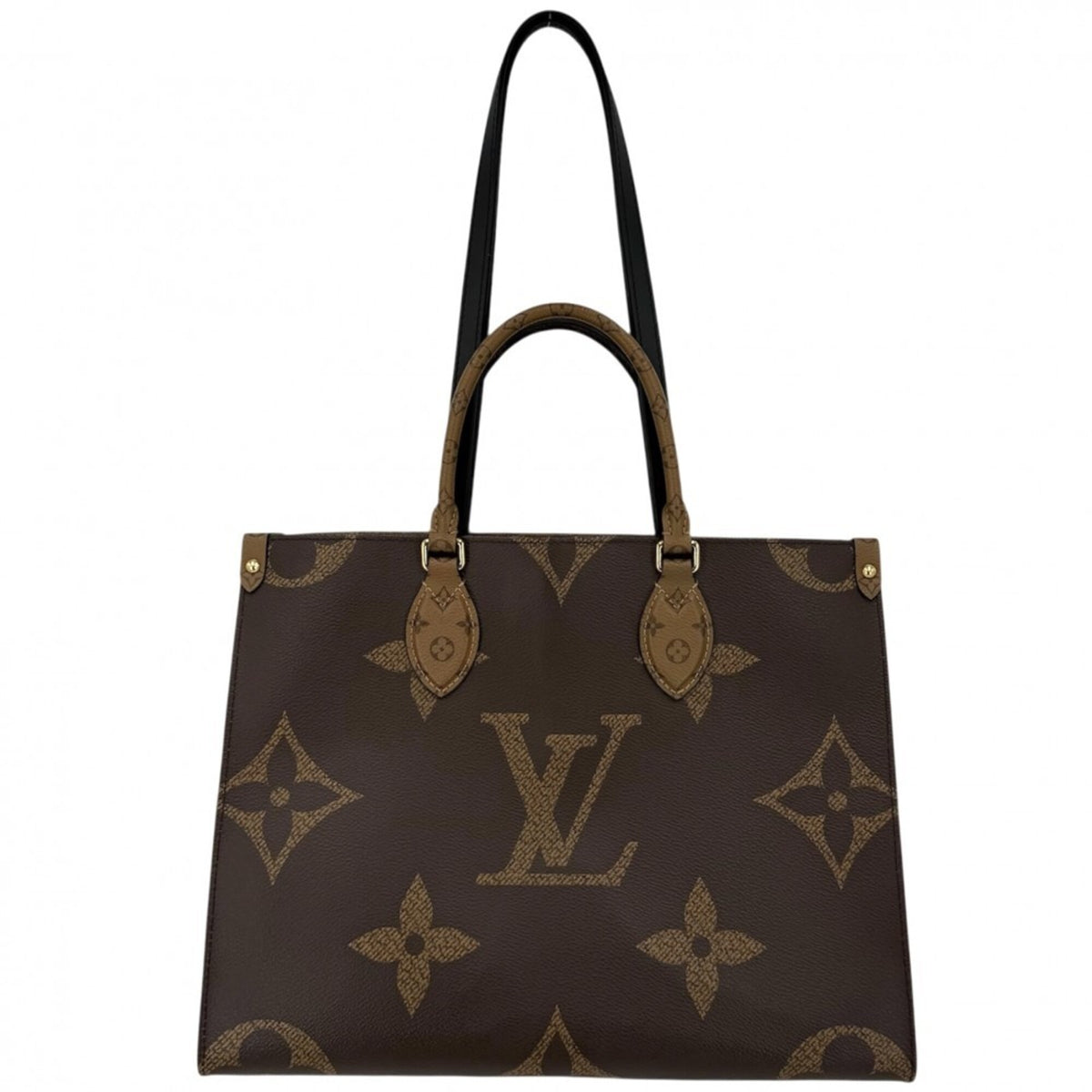 Louis Vuitton Brown Monogram Reverse Monogram Handbag Tote Bag (Pre-Owned)