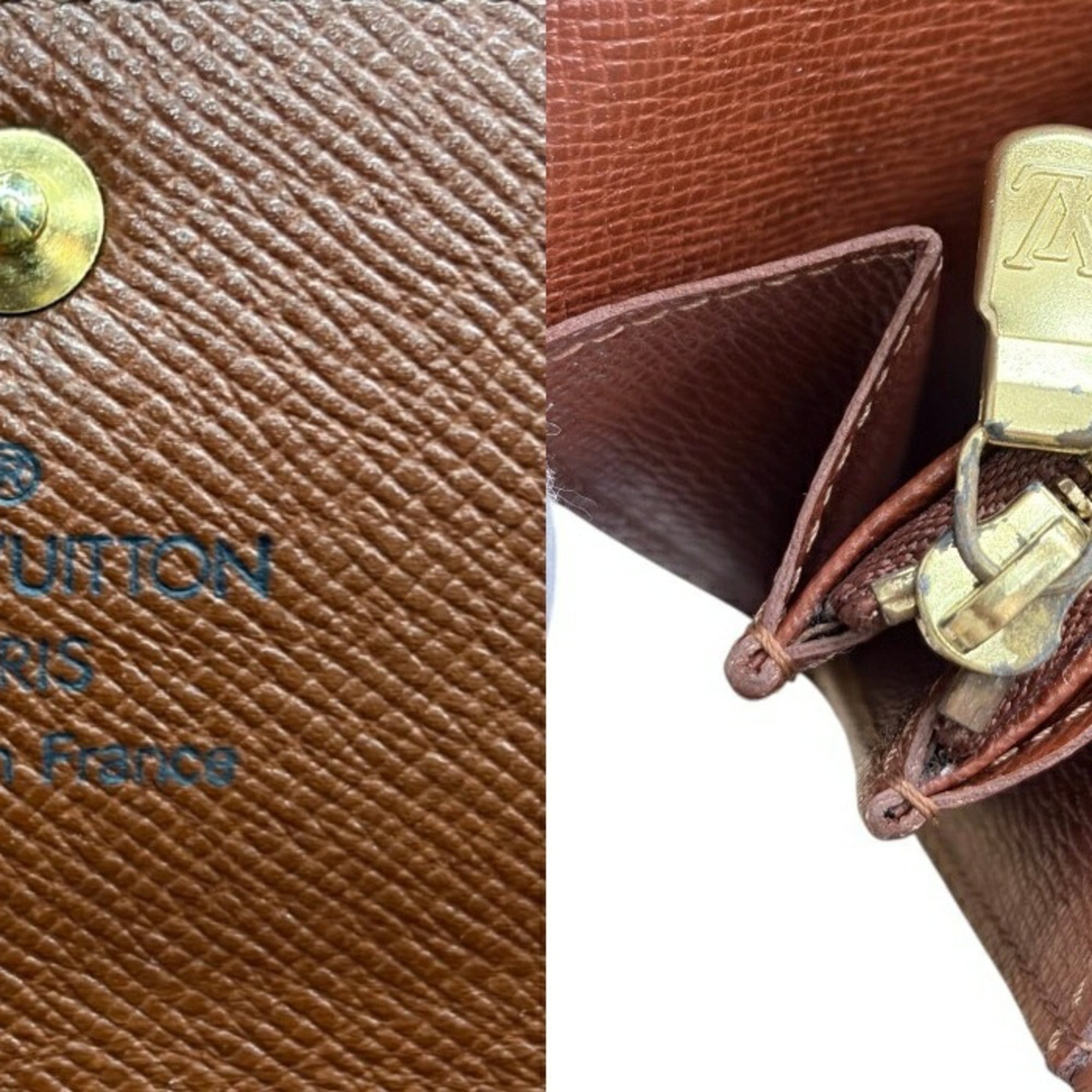 Louis Vuitton Monogram Brown Monogram Long Wallet (Bi-Fold) (Pre-Owned)