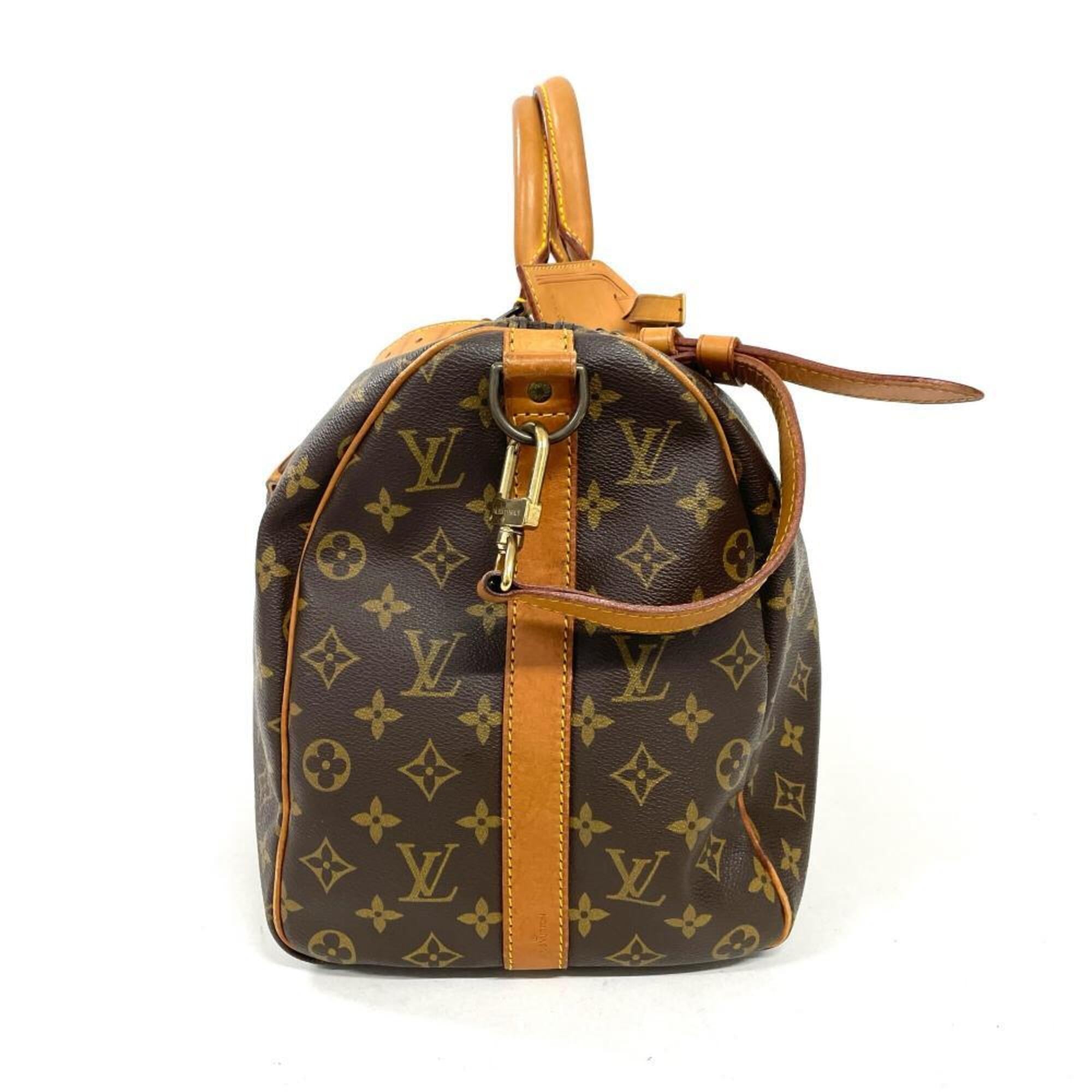 Louis Vuitton Brown Monogram Canvas Boston Bag (Pre-Owned)