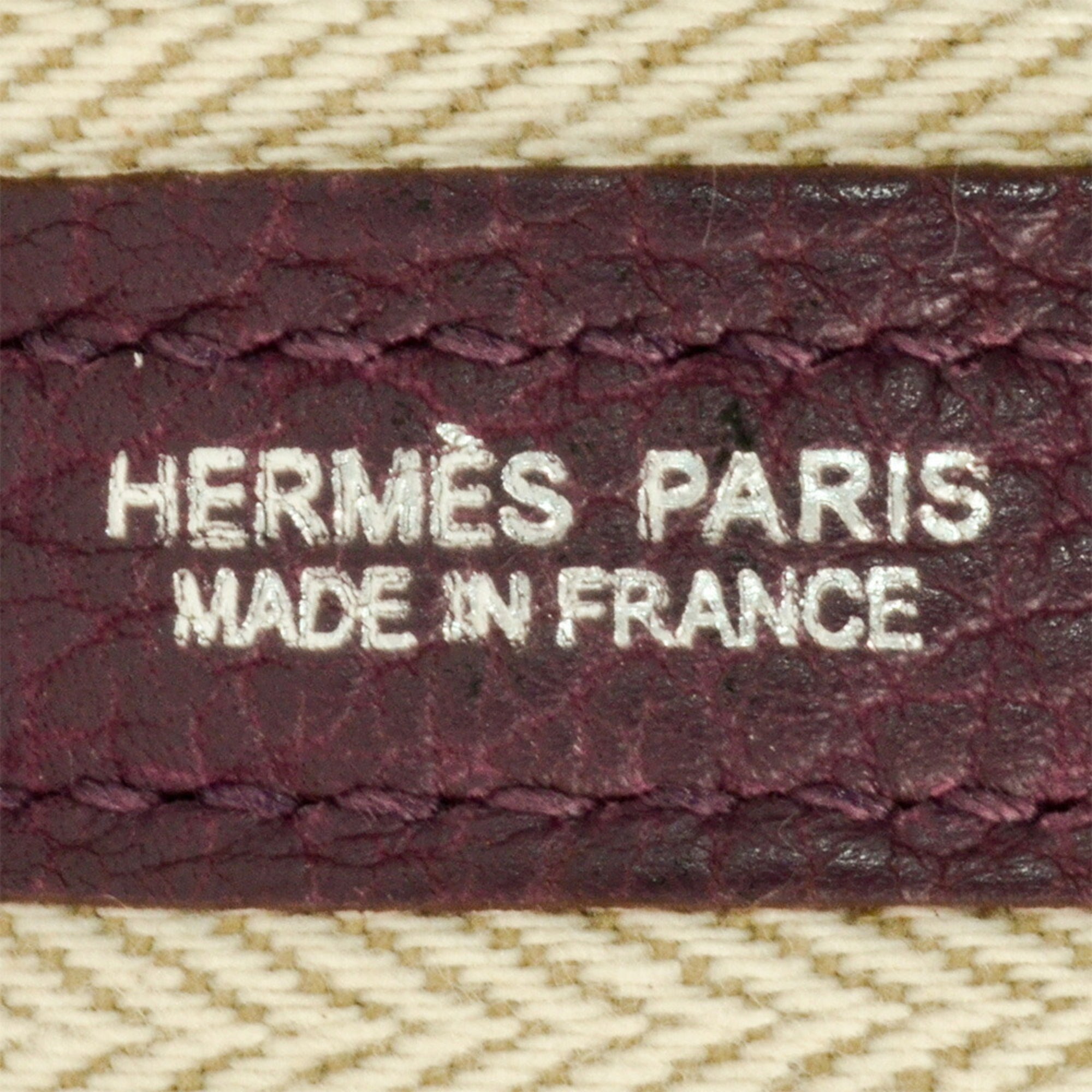 Hermes Cassis Purple Negonda Leather Tote Bag (Pre-Owned)