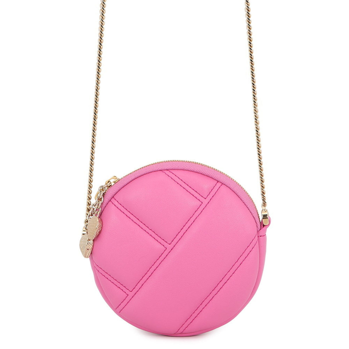 Bvlgari Pink Leather Handbag Pochette (Pre-Owned)