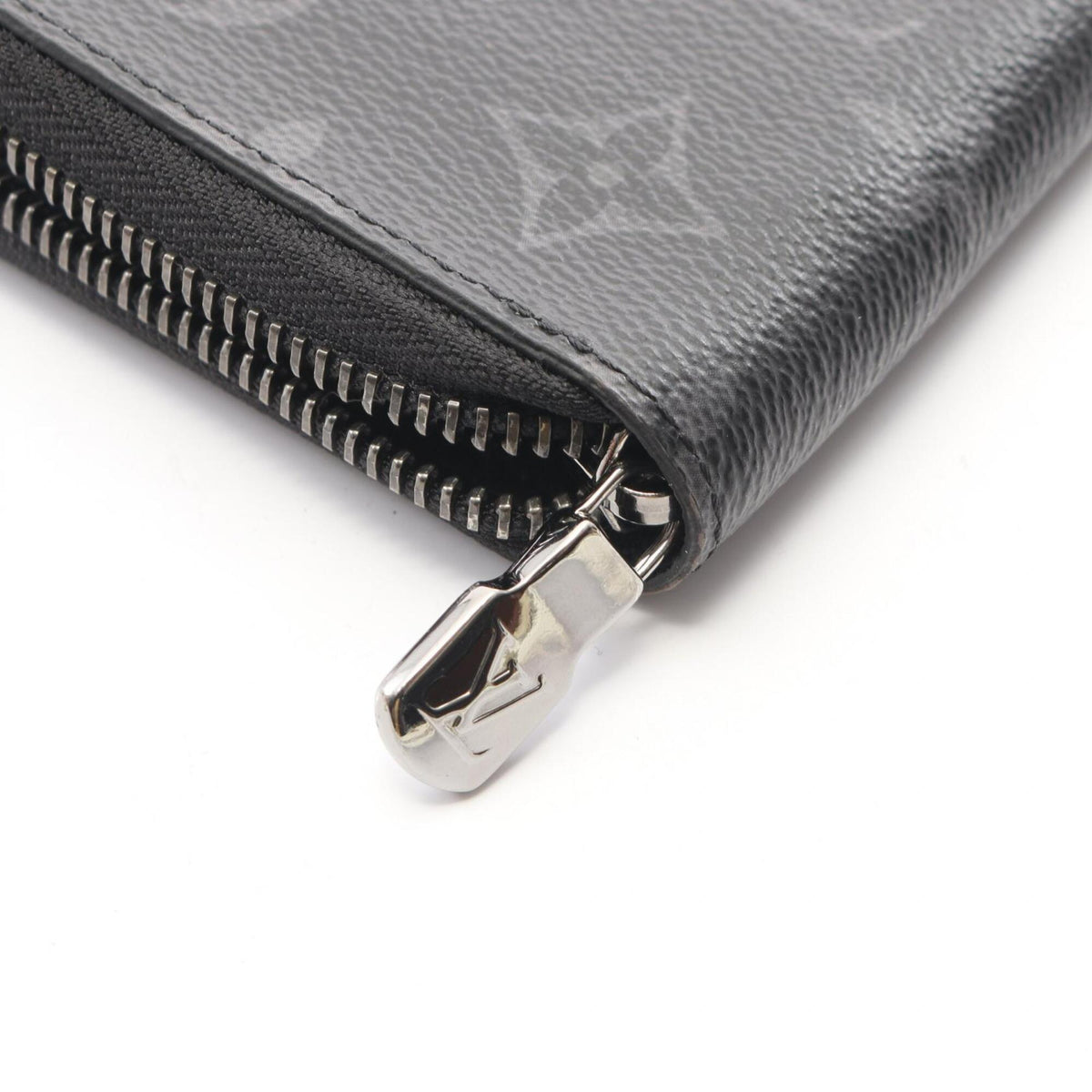 Louis Vuitton Black Leather Pvc Long Wallet (Bi-Fold) (Pre-Owned)