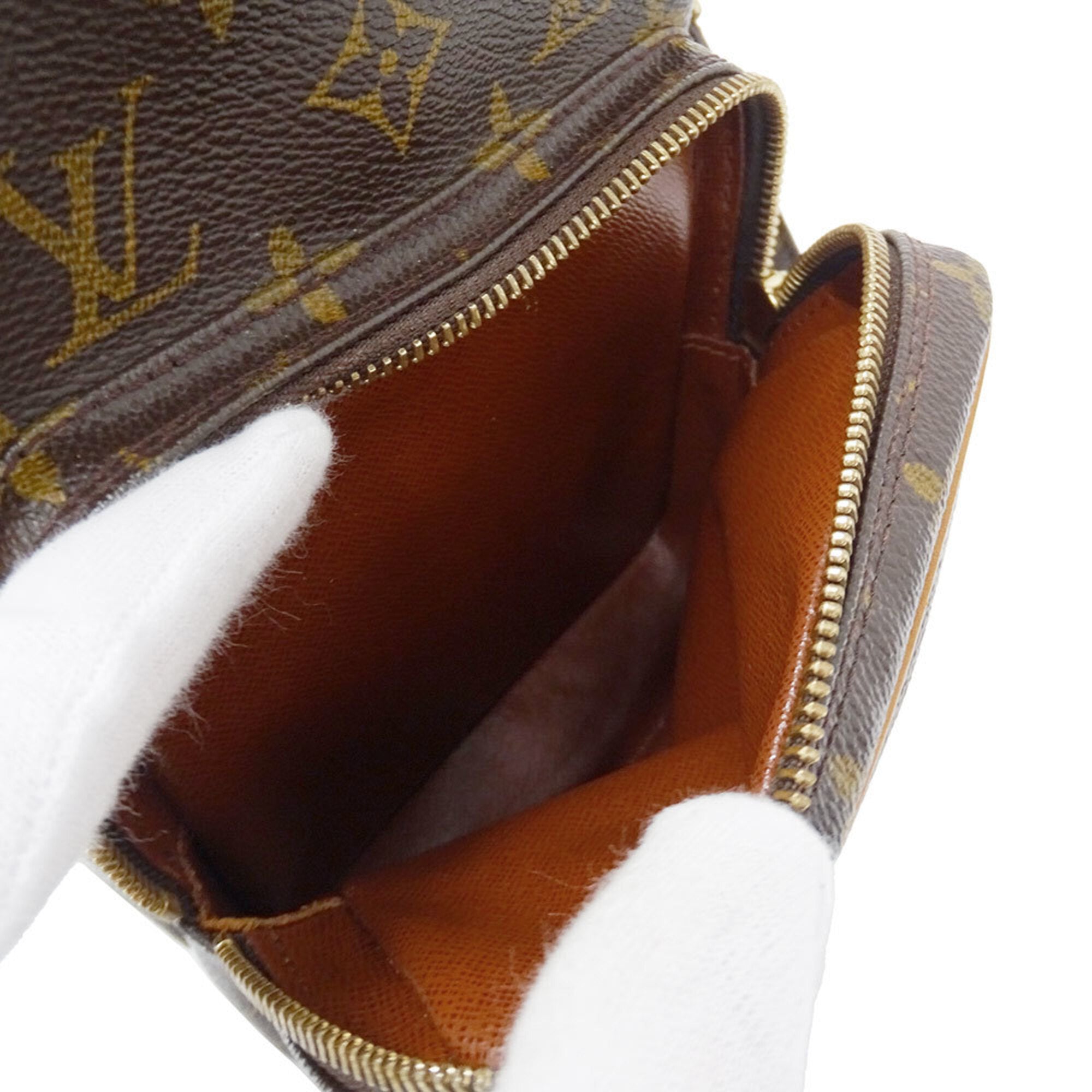 Louis Vuitton Brown Monogram Canvas Shoulder Bag (Pre-Owned)