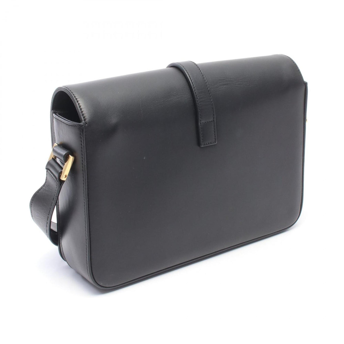 Yves Saint Laurent Black Leather Shoulder Bag (Pre-Owned)