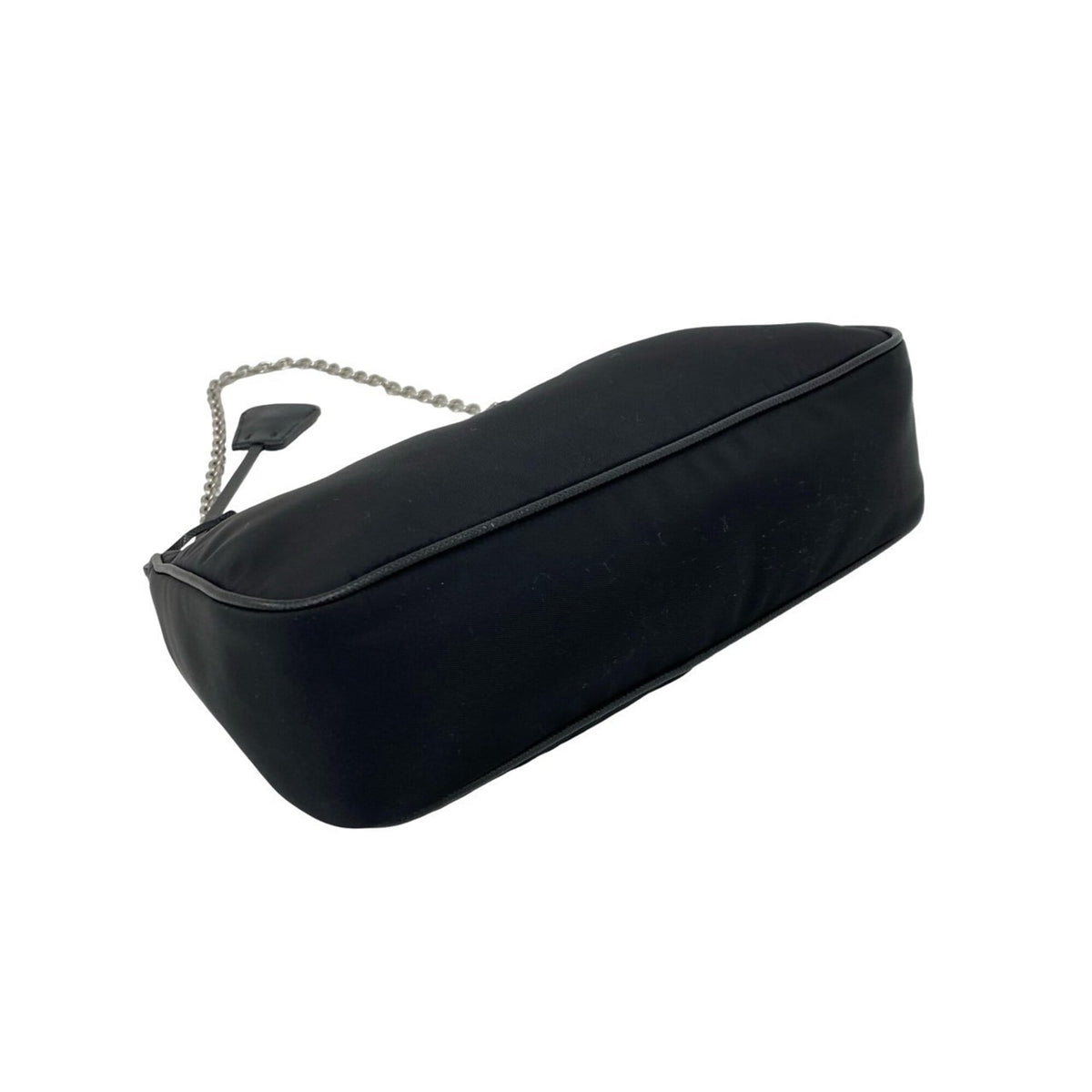 Prada Black Nylon Leather Shoulder Bag (Pre-Owned)