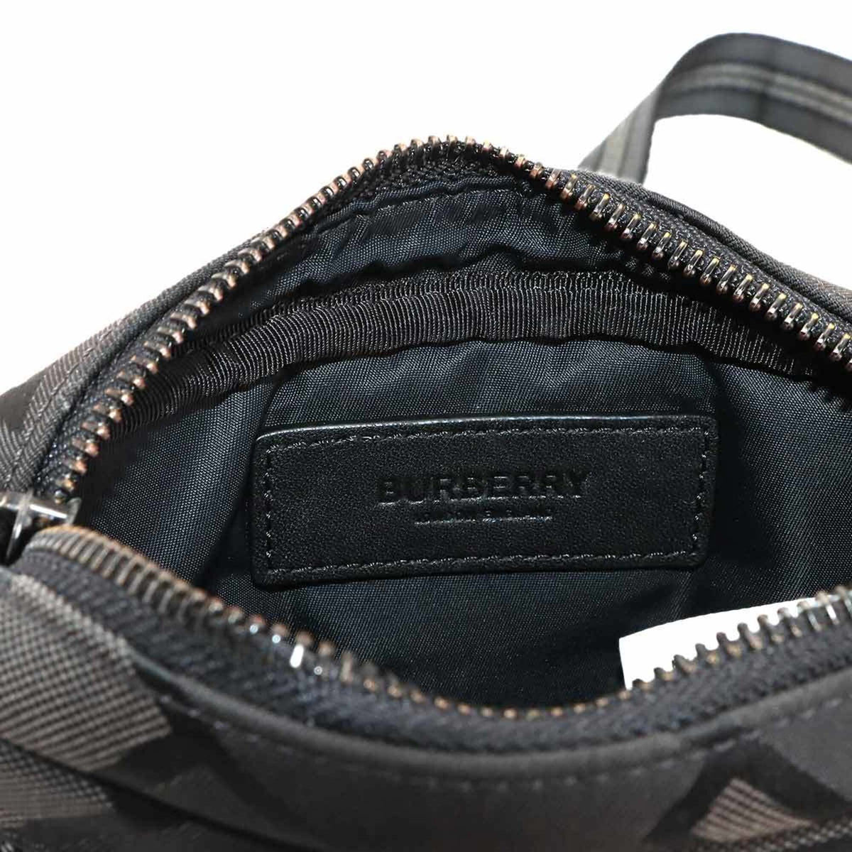 Burberry Black Polyester Handbag Pouch Sling Bag (Pre-Owned)