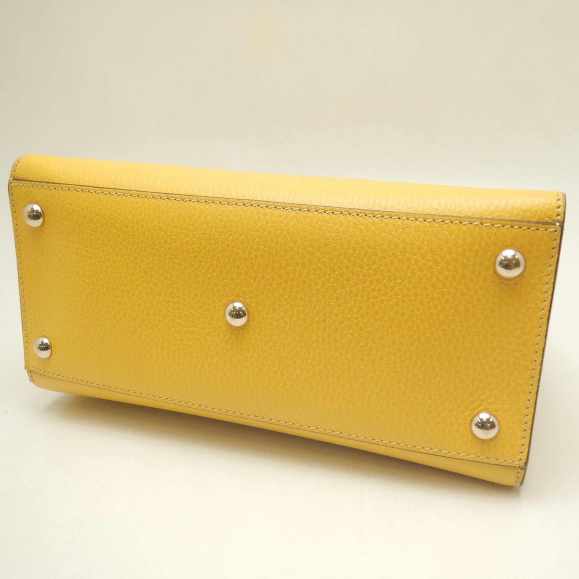 Gucci Yellow Leather Handbag (Pre-Owned)