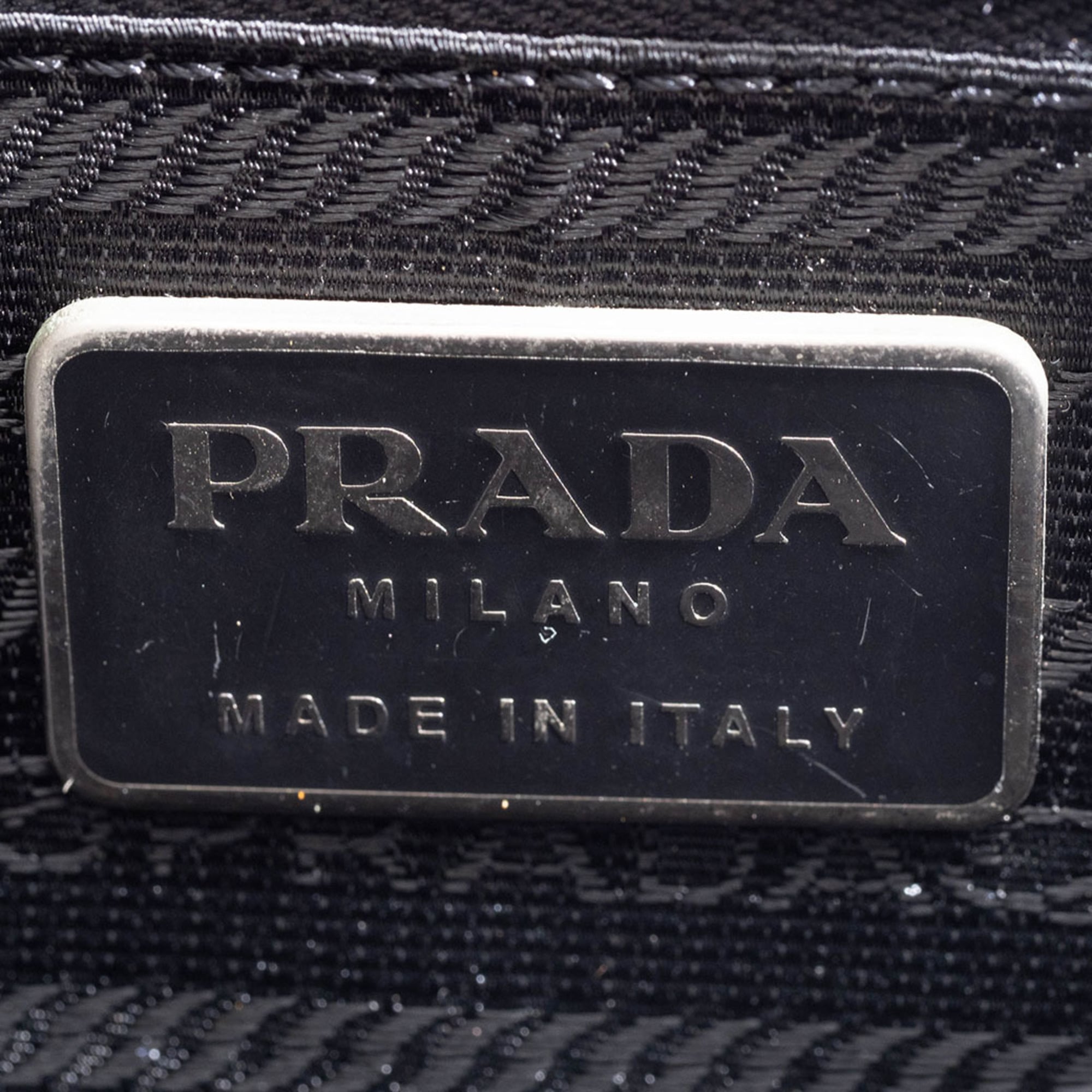 Prada Black Leather Shoulder Bag (Pre-Owned)