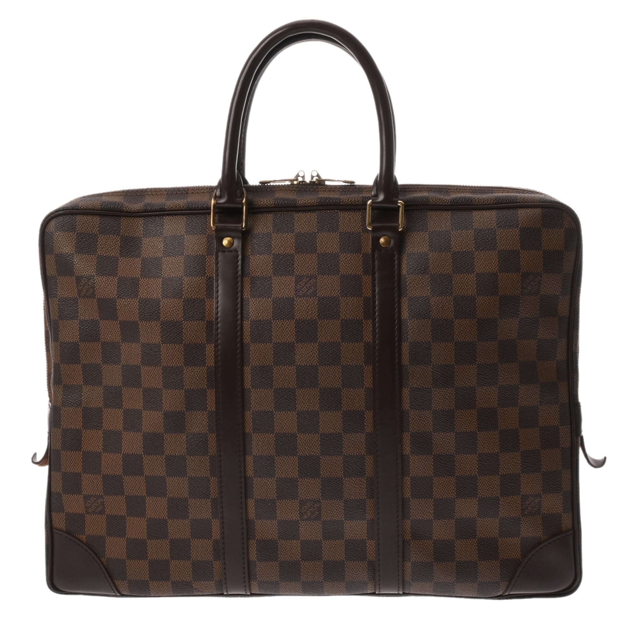 Louis Vuitton Damier Brown Damier Canvas Briefcase (Pre-Owned)