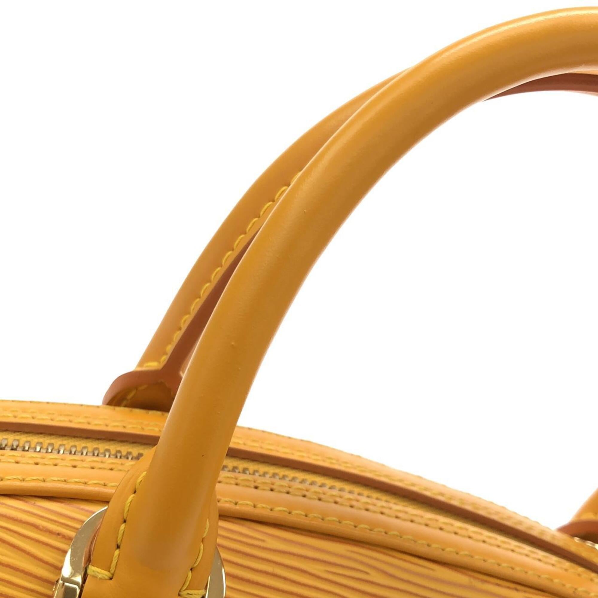 Louis Vuitton Yellow Leather Handbag (Pre-Owned)