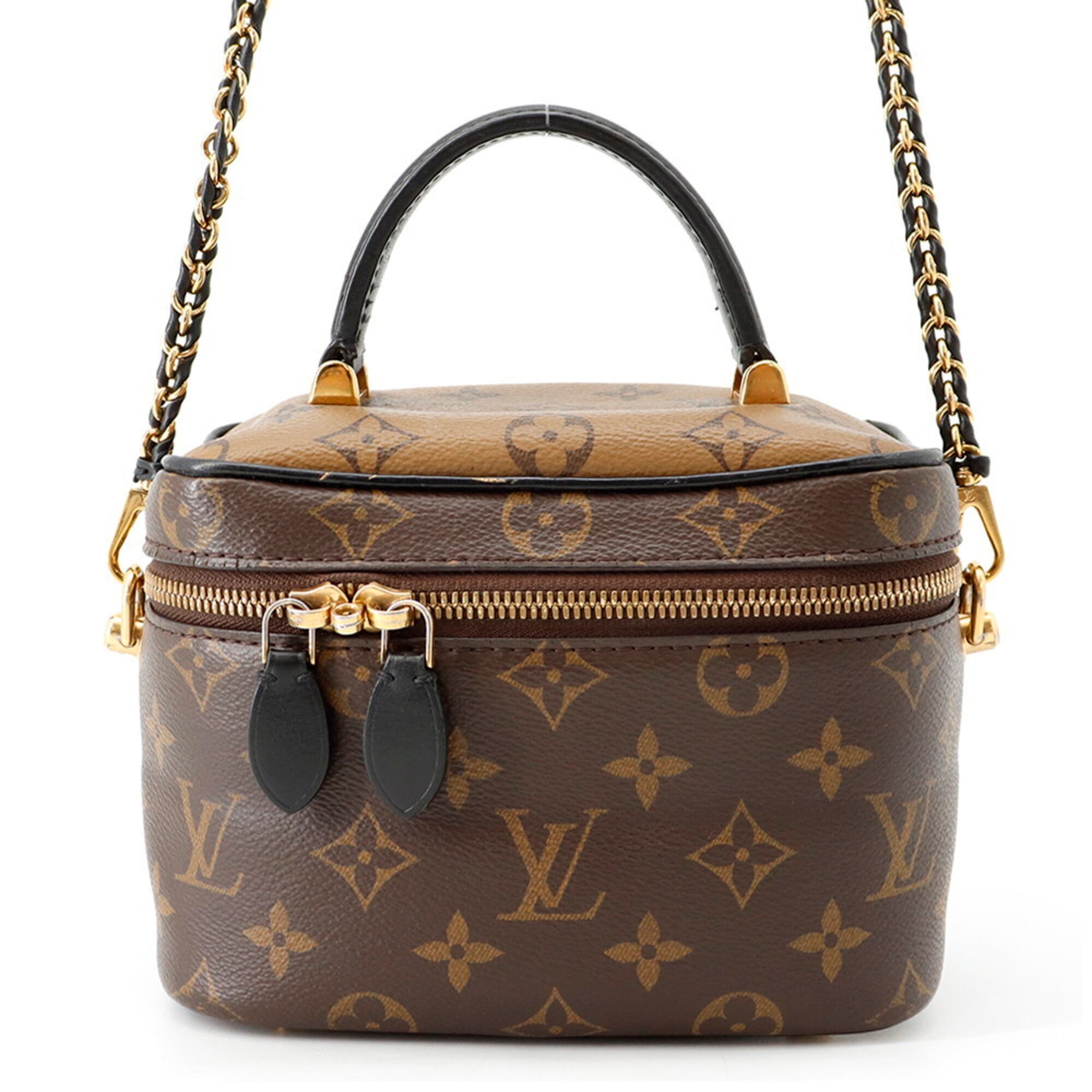 Louis Vuitton Noir Monogram Reverse Handbag Shoulder Bag (Pre-Owned)