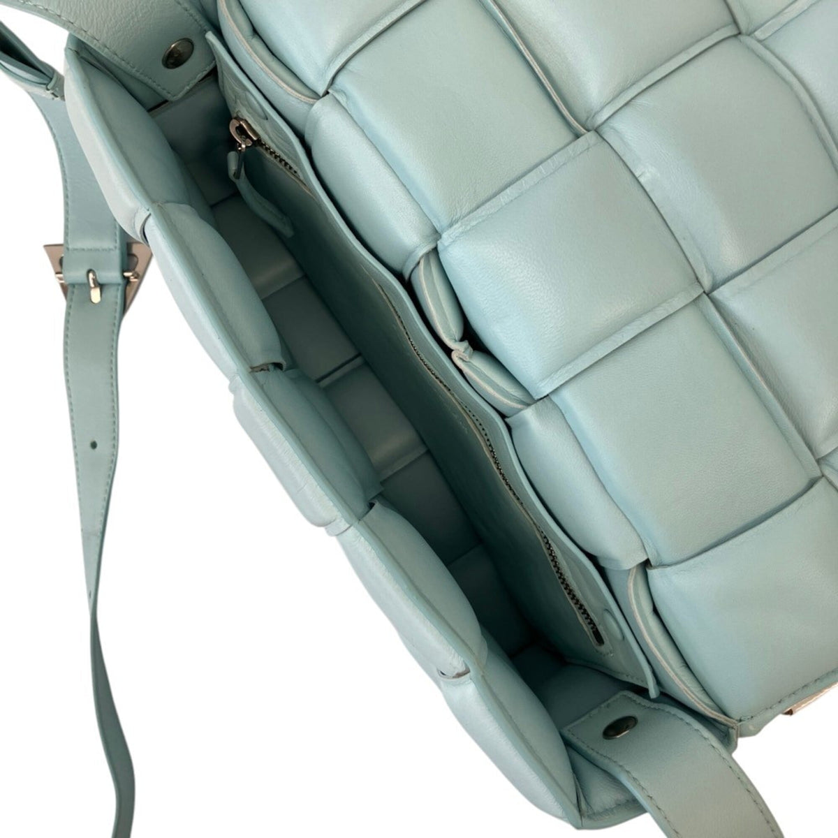 Bottega Veneta Intrecciato Leather Shoulder Bag (Pre-Owned)