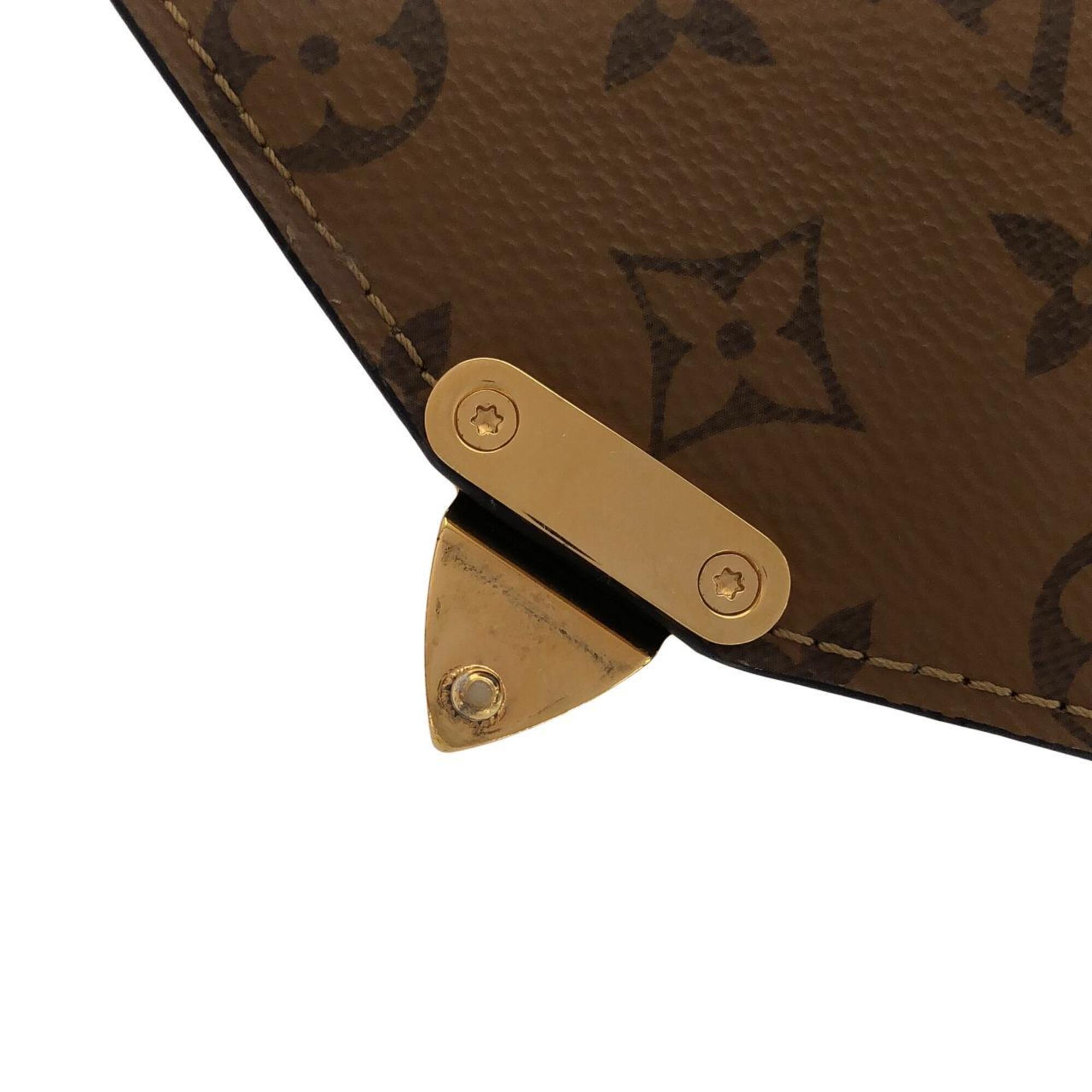 Louis Vuitton Brown Coated Canvas Handbag Pochette (Pre-Owned)