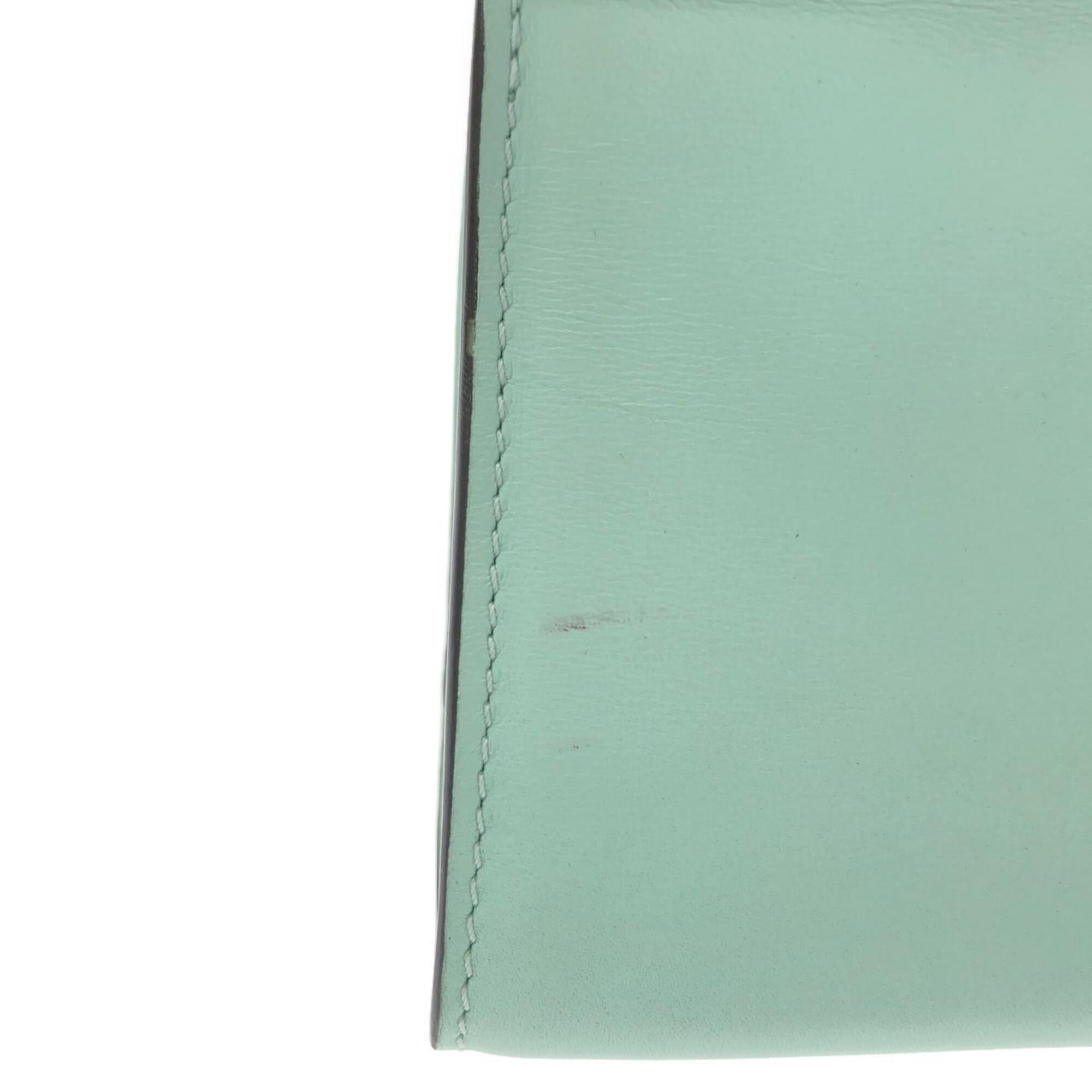 Louis Vuitton Green Silver Leather Handbag (Pre-Owned)