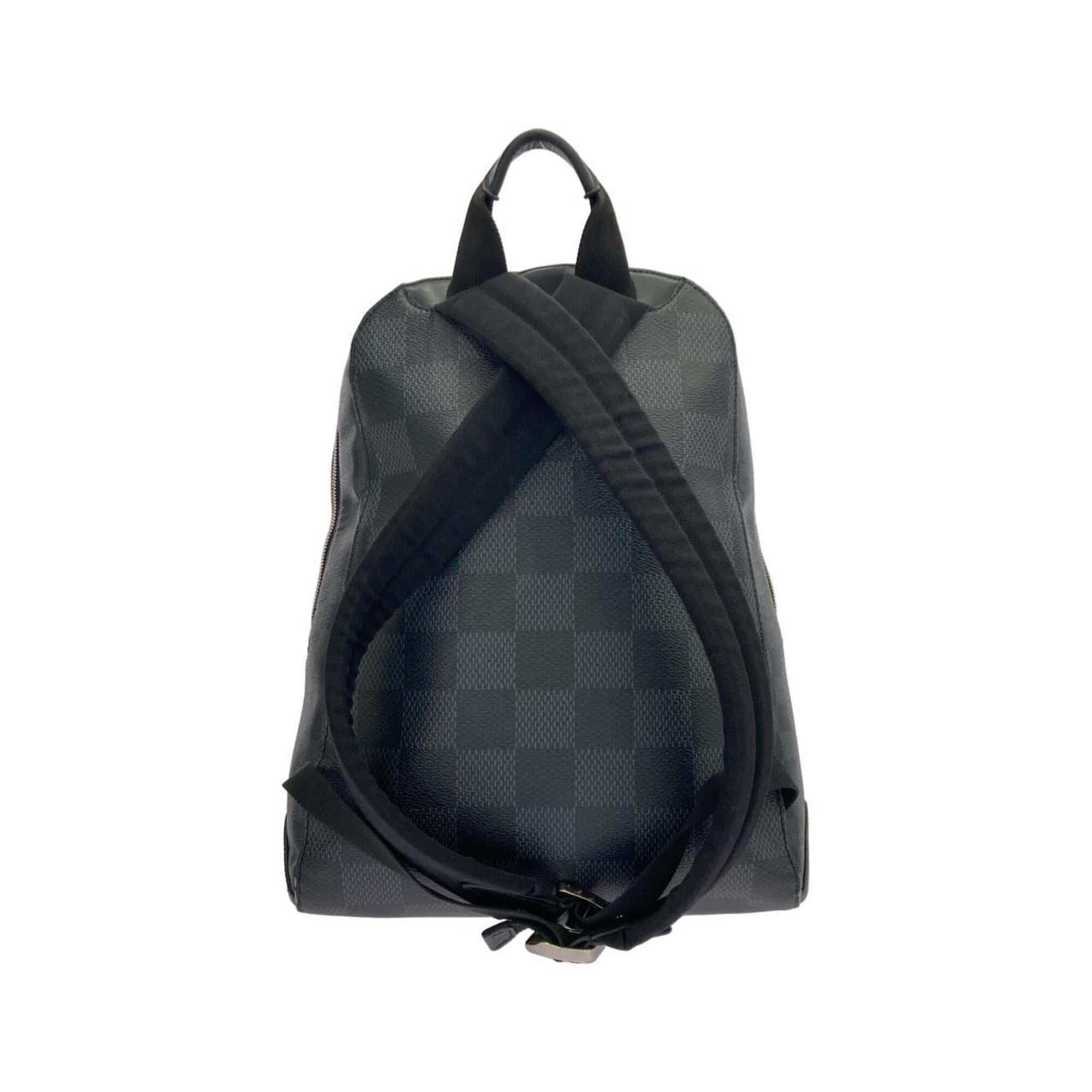 Louis Vuitton Graphite Coated Canvas Backpack (Pre-Owned)