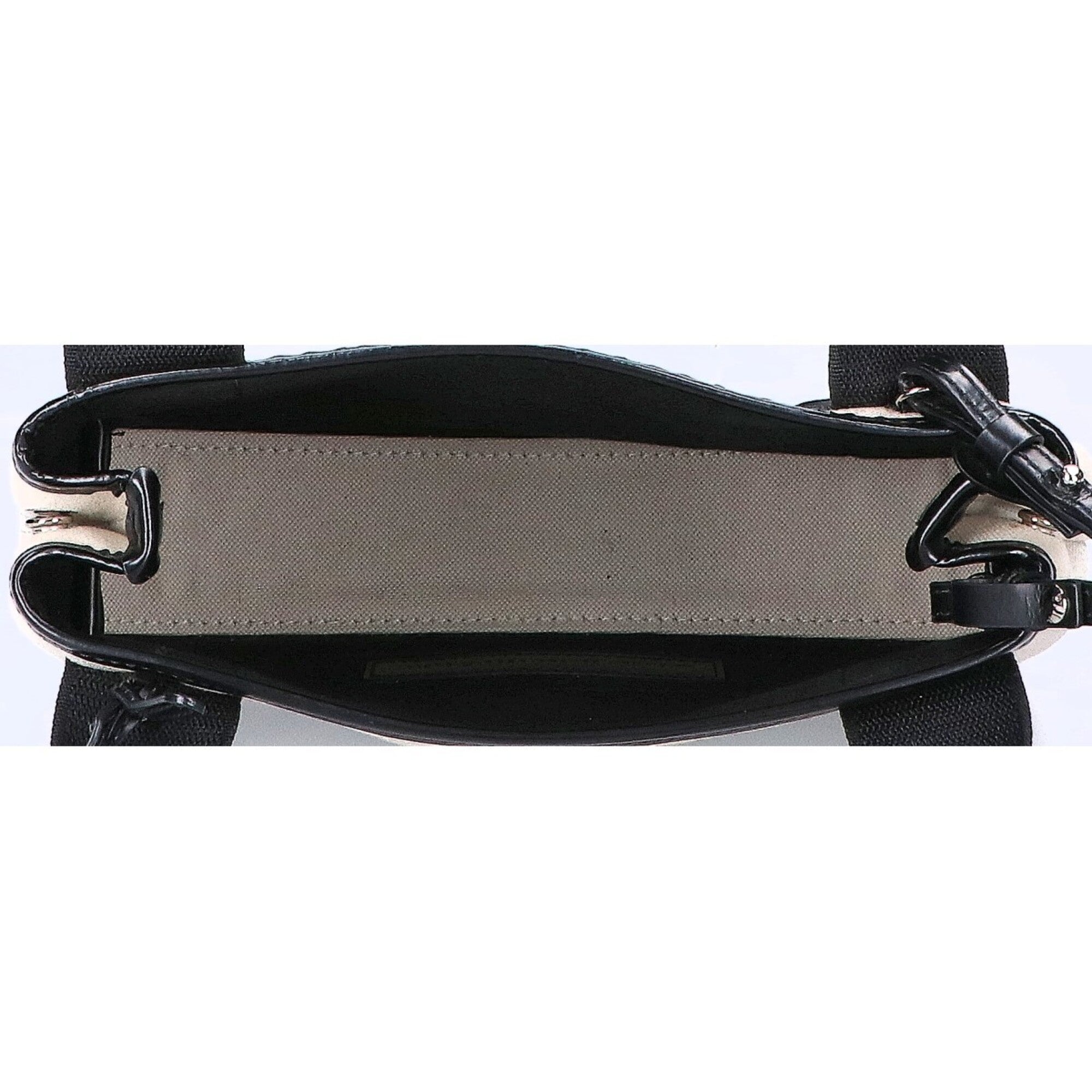 Balenciaga Black Ivory Canvas Handbag (Pre-Owned)