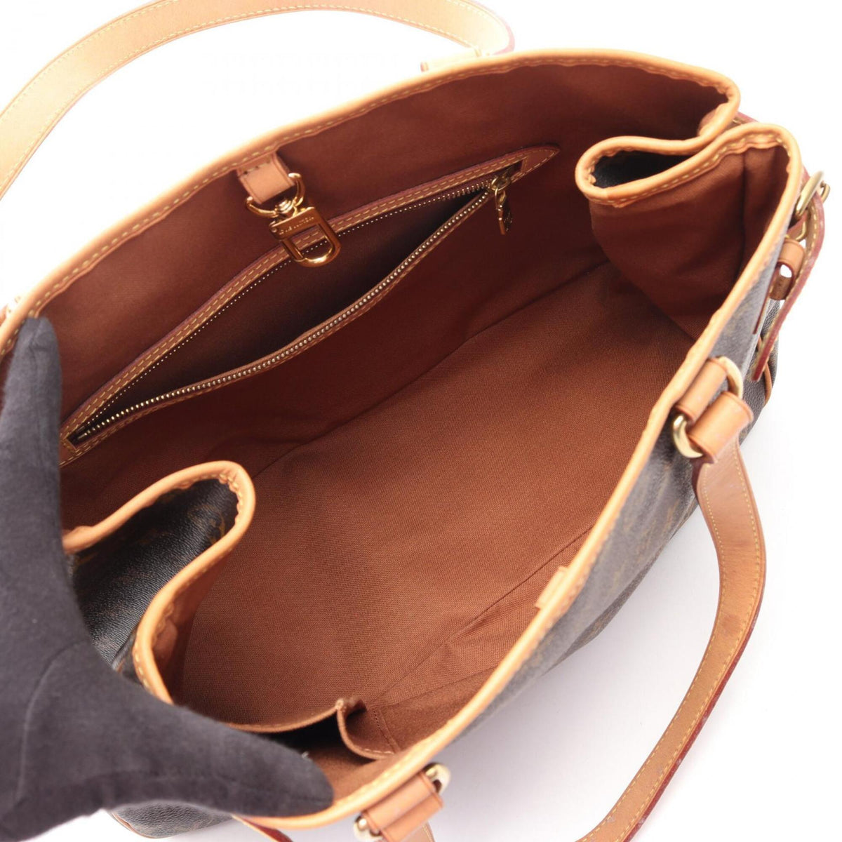Louis Vuitton Brown Monogram Monogram Leather Handbag Shoulder Bag (Pre-Owned)