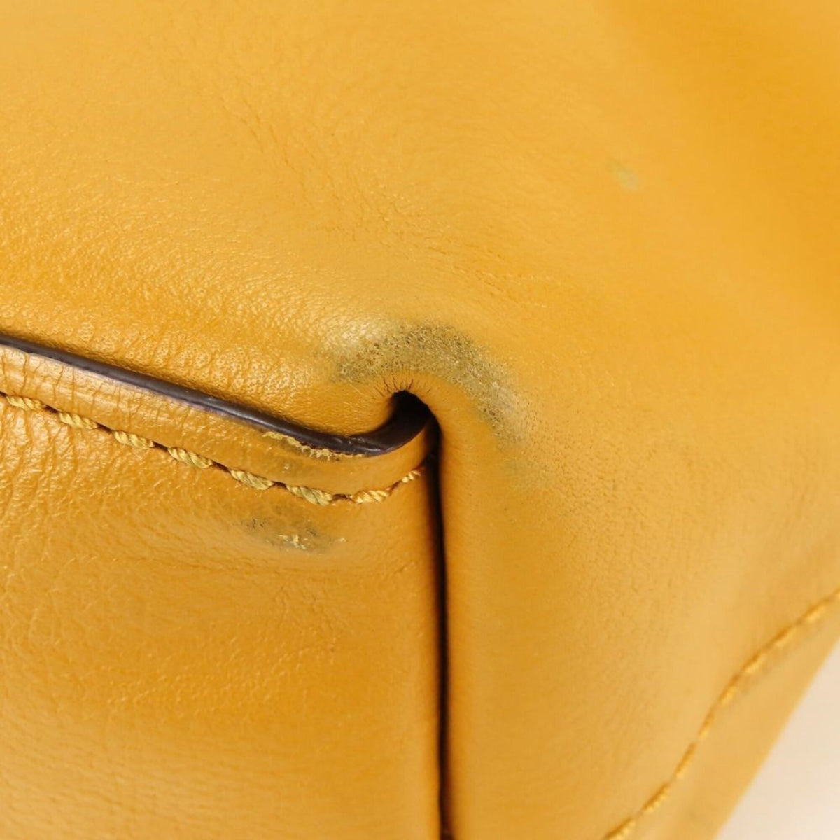 Coach Mustard Leather Tote Bag (Pre-Owned)