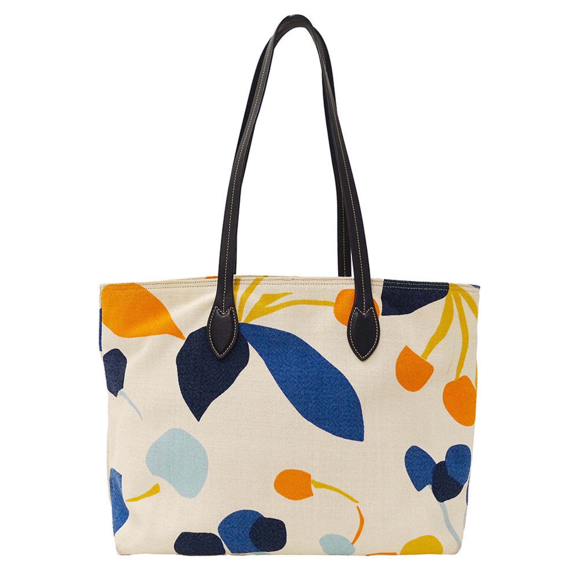 Miu Miu Multi-Color Orange Canvas Tote Bag (Pre-Owned)