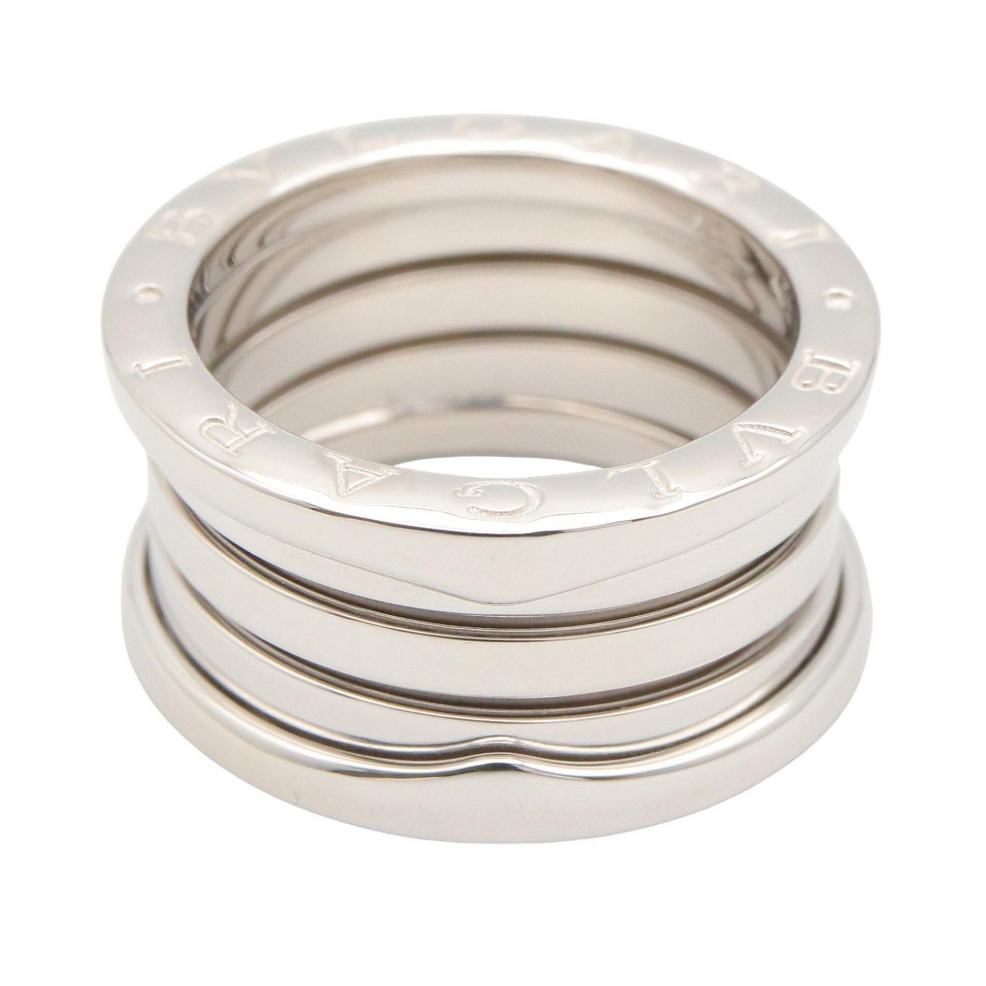 Bvlgari Silver White Gold (18K) Band Ring (Pre-Owned)