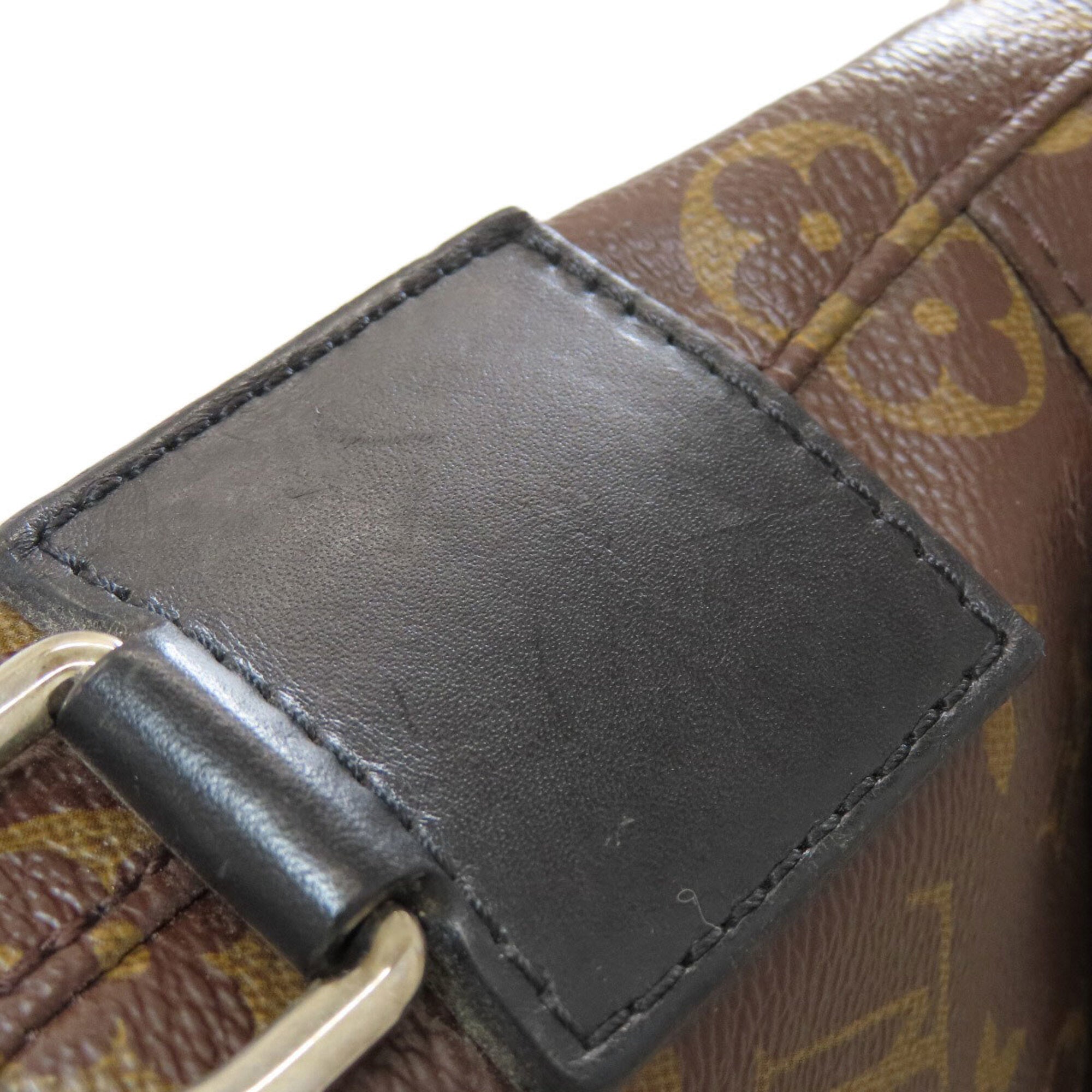 Louis Vuitton Monogram Macassar Black Brown Monogram Briefcase (Pre-Owned)