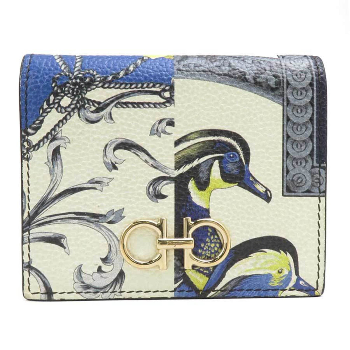 Salvatore Ferragamo Multi-Color Leather Wallet (Bi-Fold) (Pre-Owned)