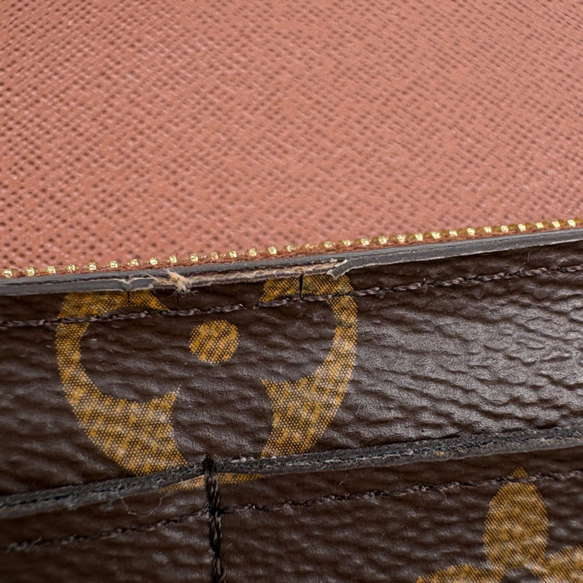 Louis Vuitton Brown Monogram Long Wallet (Bi-Fold) (Pre-Owned)