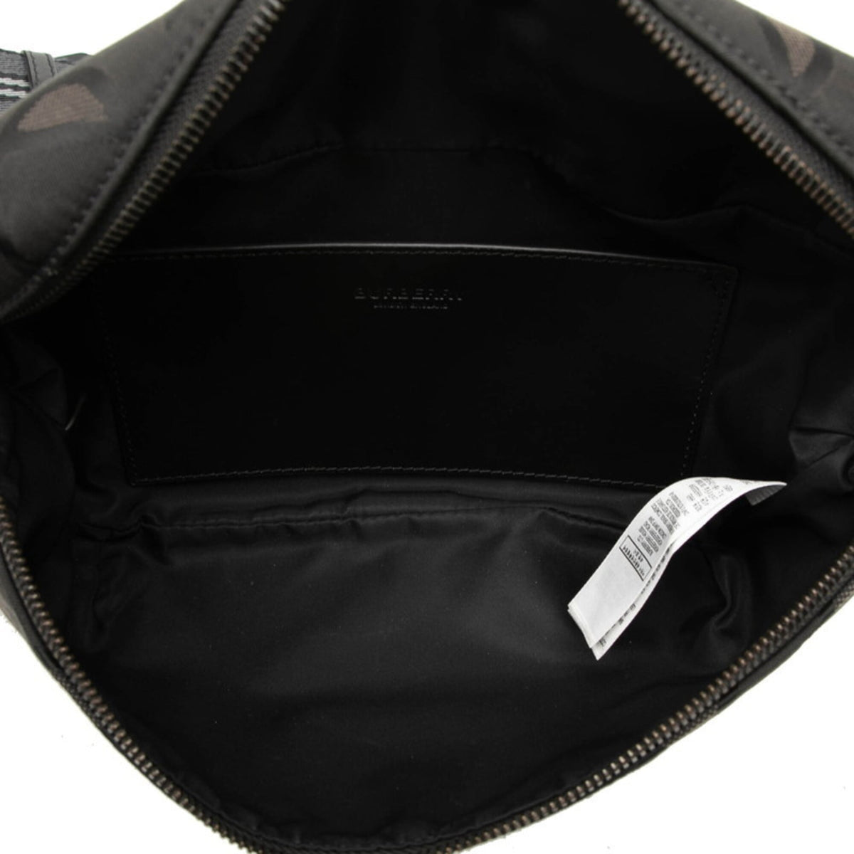 Burberry Black Nylon Leather Fanny Pack (Pre-Owned)
