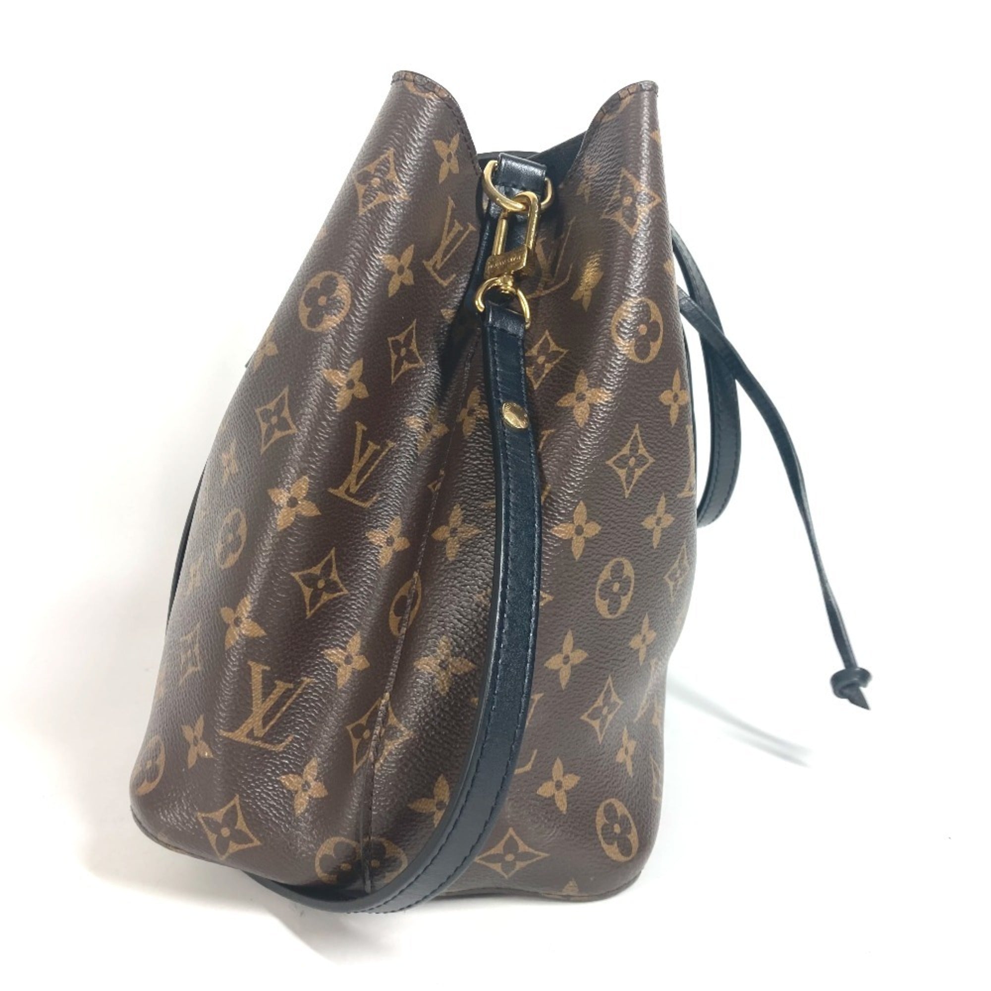 Louis Vuitton Black Brown Noir Monogram Shoulder Bag (Pre-Owned)