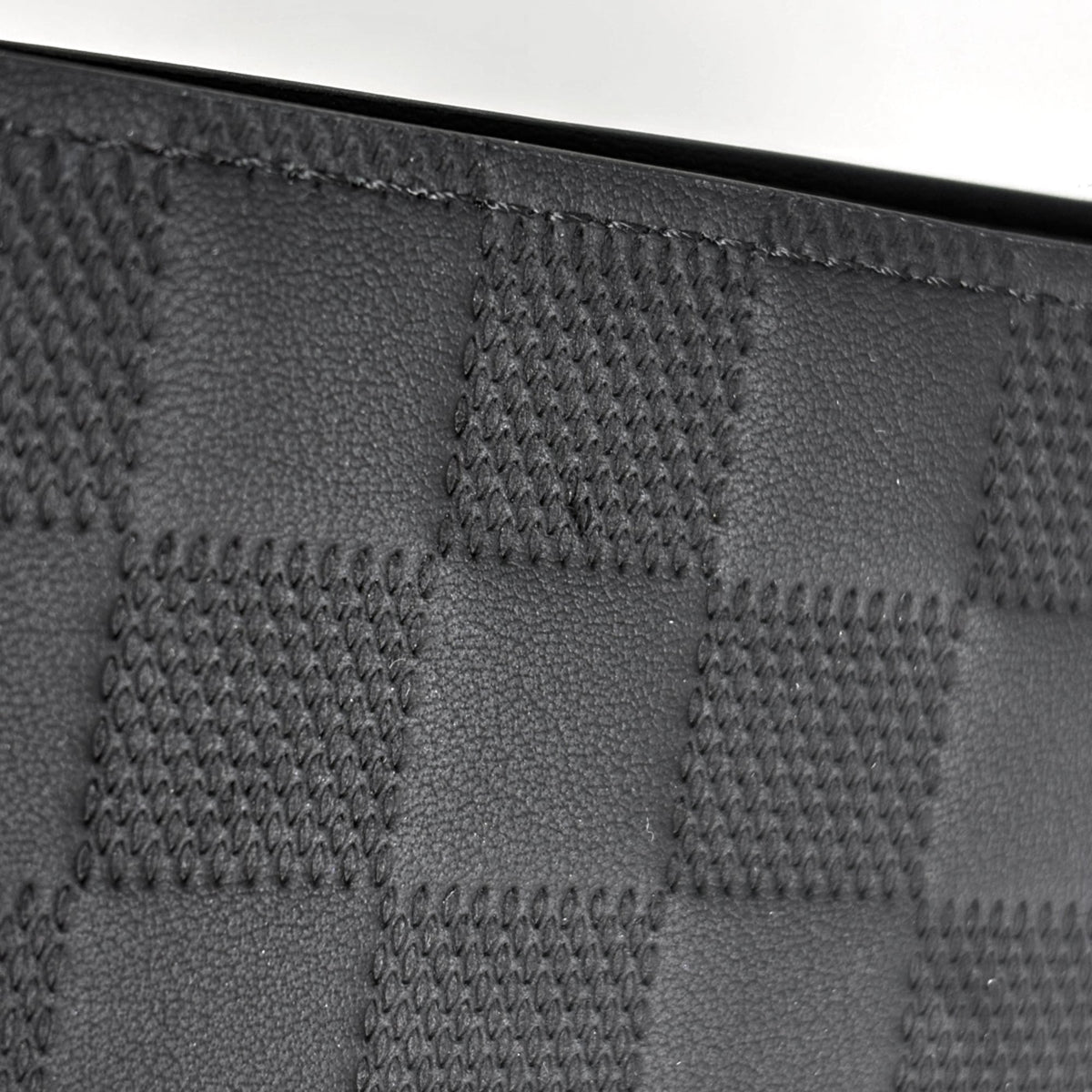 Louis Vuitton Black Onyx Damier Infini Wallet (Bi-Fold) (Pre-Owned)