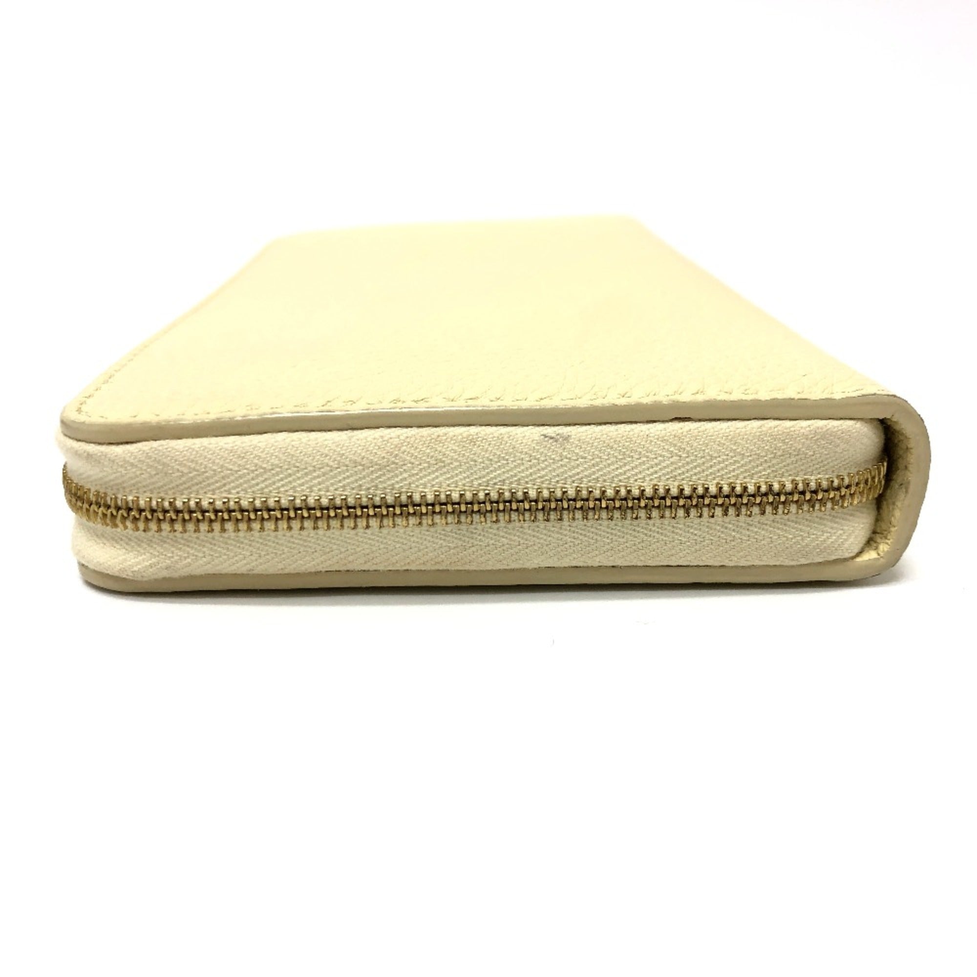 Celine Beige Leather Long Wallet (Bi-Fold) (Pre-Owned)