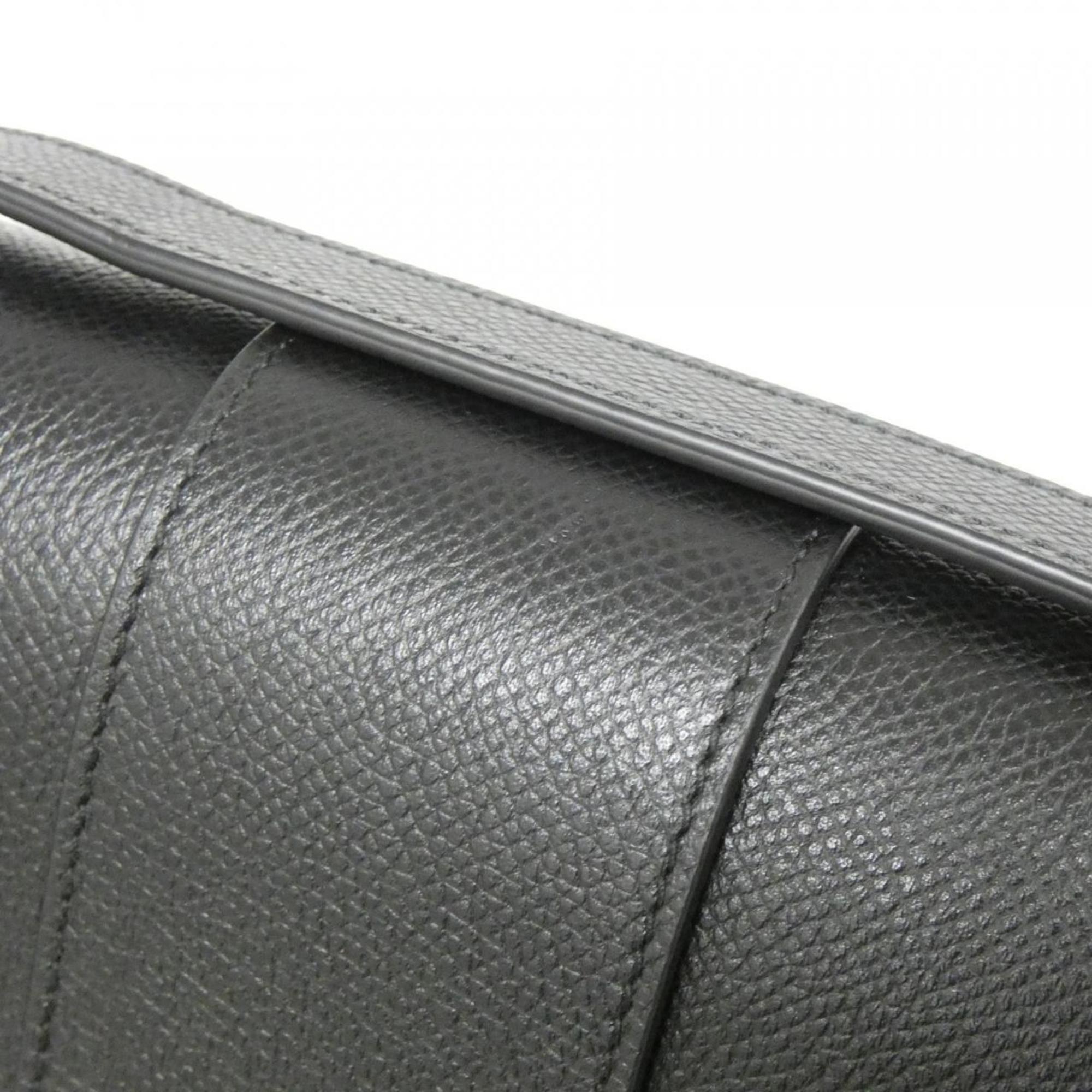 Christian Dior Black Leather Shoulder Bag (Pre-Owned)