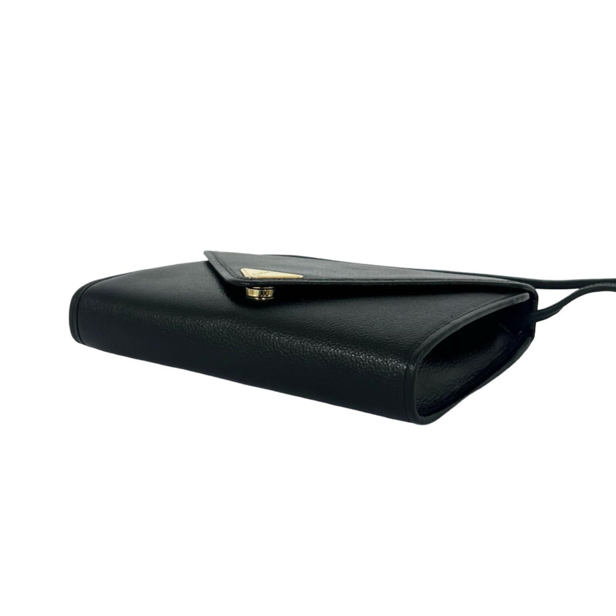 Yves Saint Laurent Black Leather Shoulder Bag (Pre-Owned)