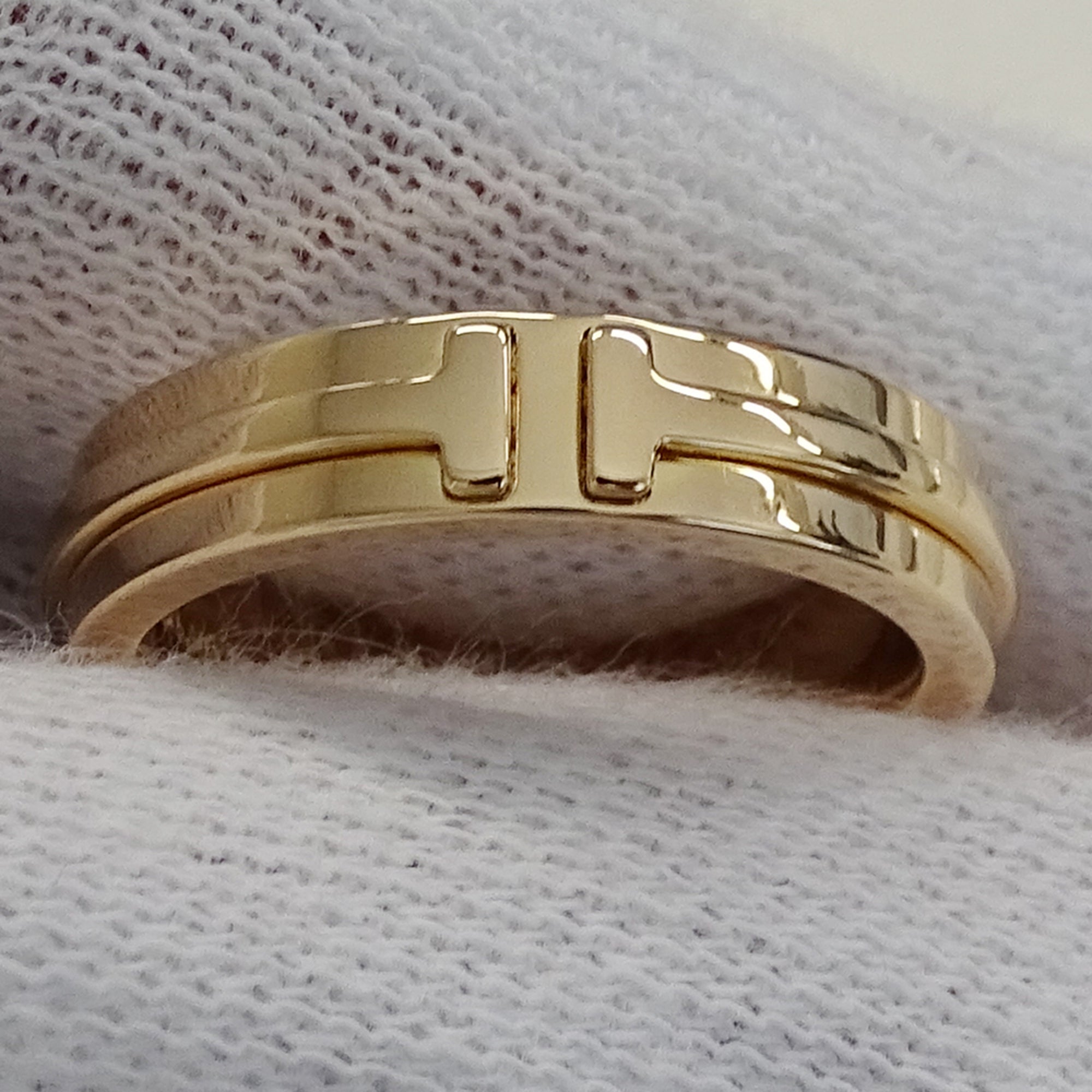 Tiffany Pink Gold Pink Gold (18K) Band Ring (Pre-Owned)