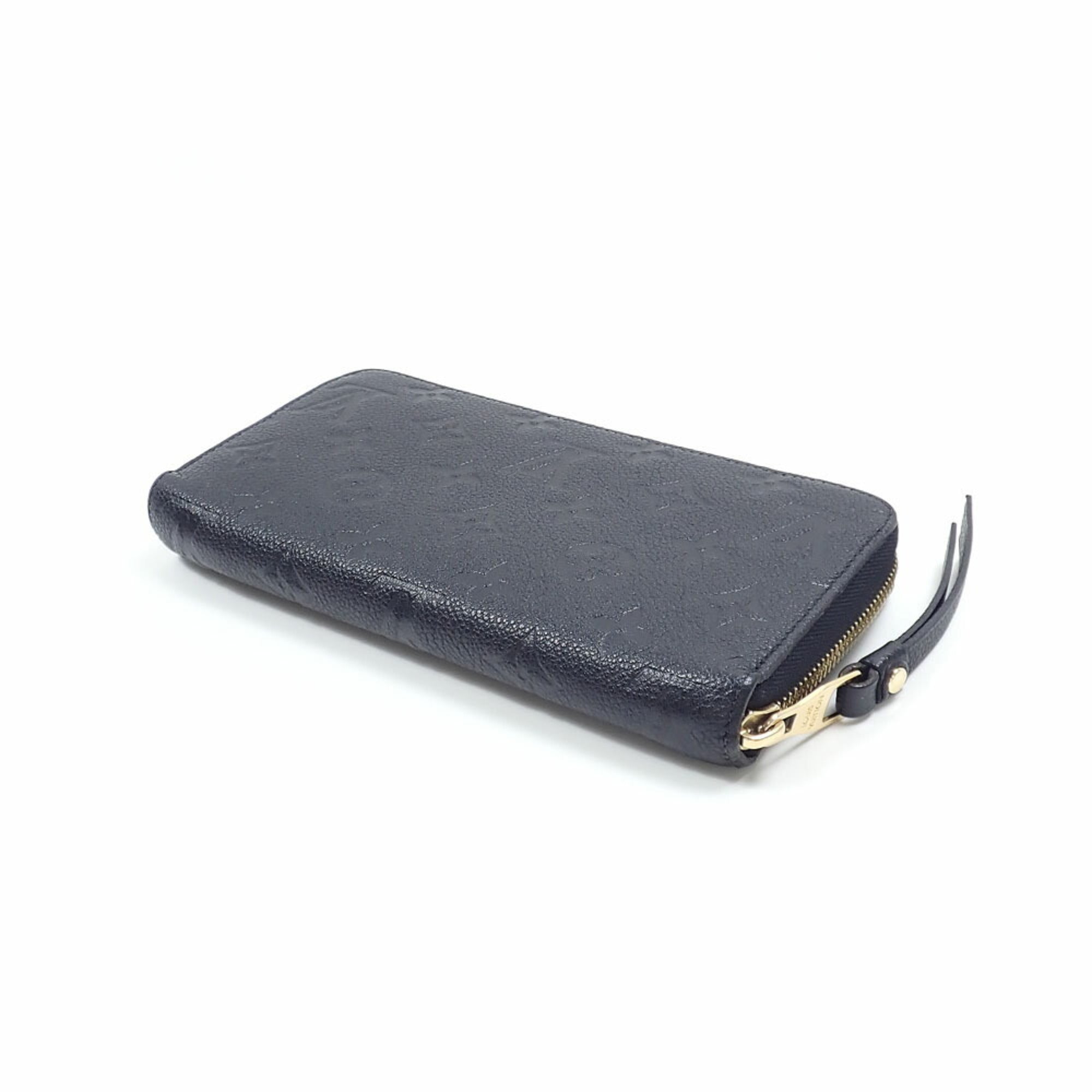 Louis Vuitton Black Noir Monogram Empreinte Long Wallet (Bi-Fold) (Pre-Owned)