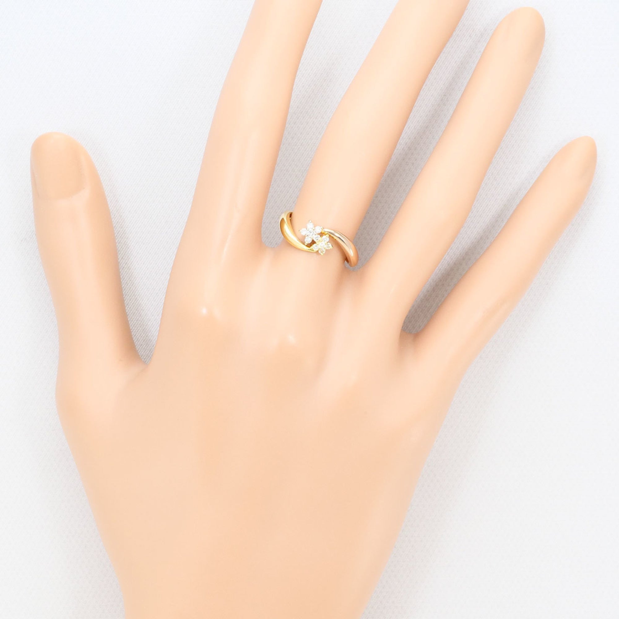 Unbranded Pink Gold Yellow Gold Yellow Gold (18K) Pink Gold (18K) Band Ring (Pre-Owned)