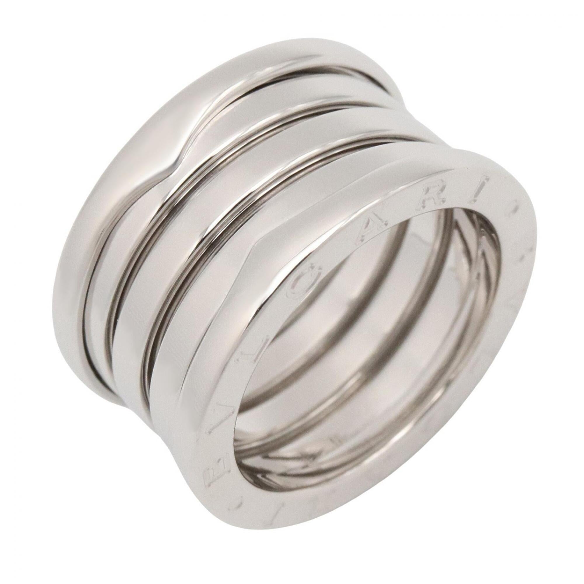 Bvlgari Silver White Gold (18K) Band Ring (Pre-Owned)