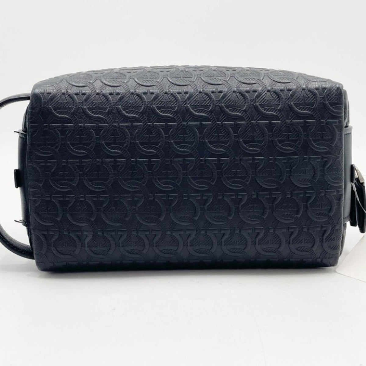 Salvatore Ferragamo Black Leather Clutch Bag (Pre-Owned)