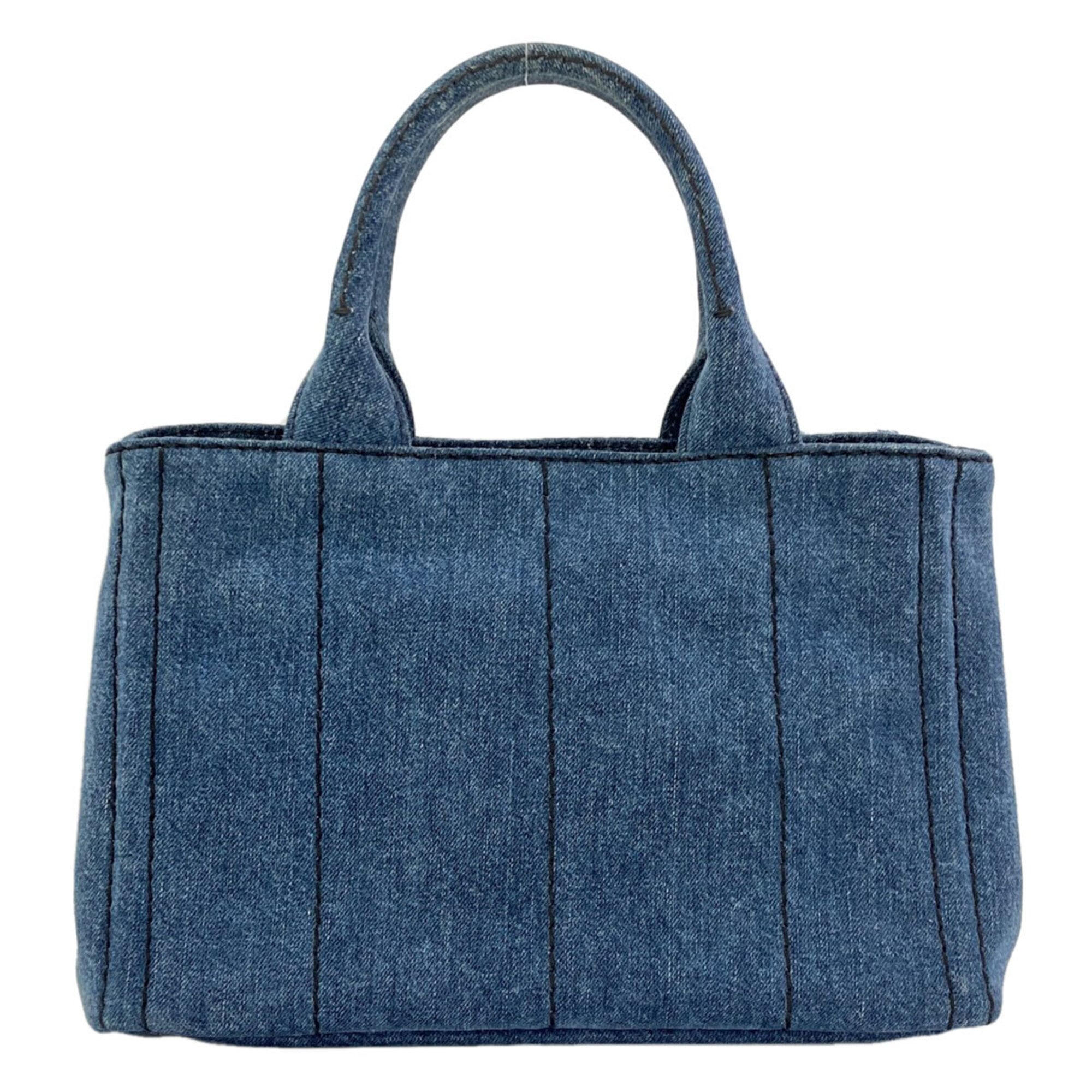 Prada Blue Denim Handbag (Pre-Owned)