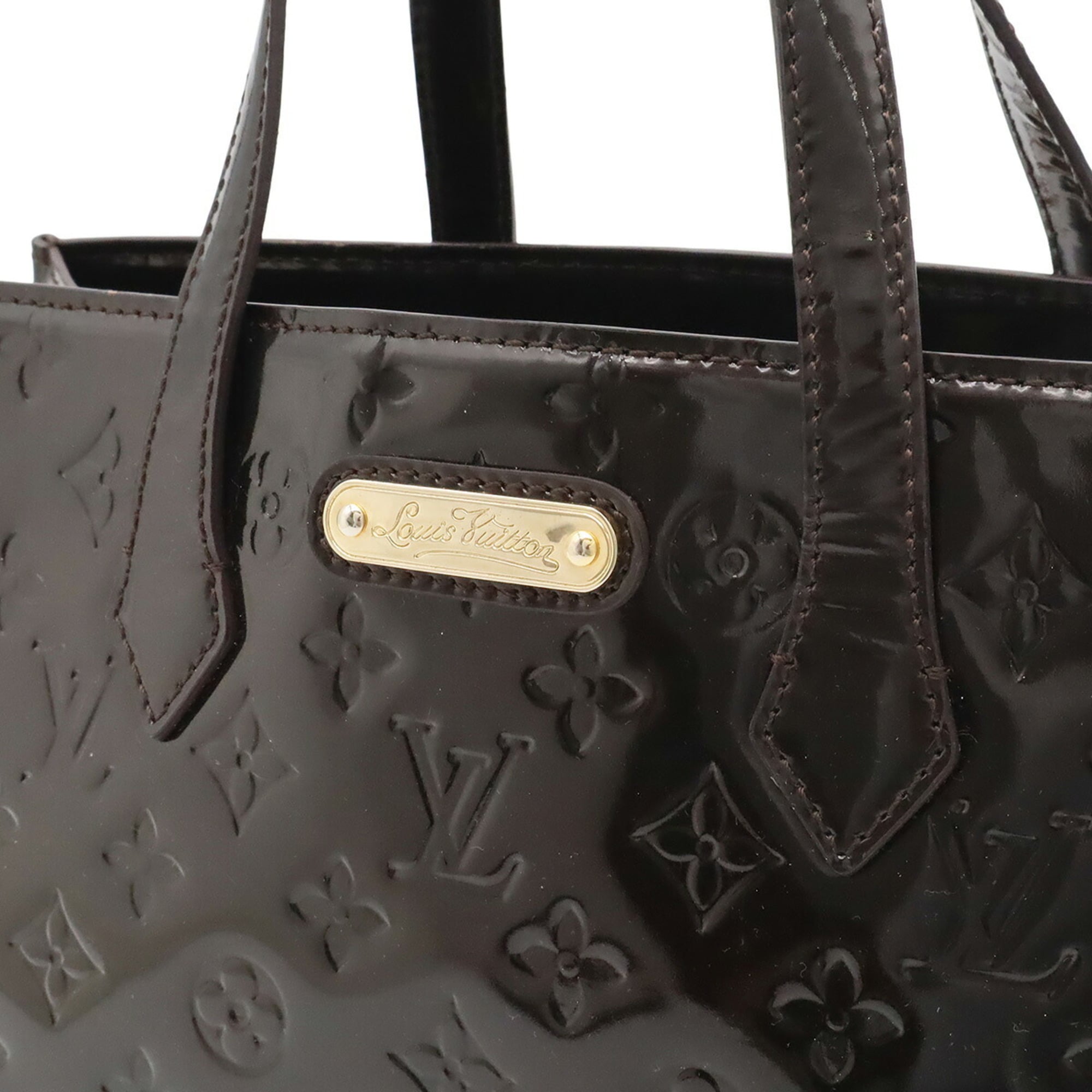 Louis Vuitton Amarante Galle Monogram Vernis Handbag Tote Bag (Pre-Owned)