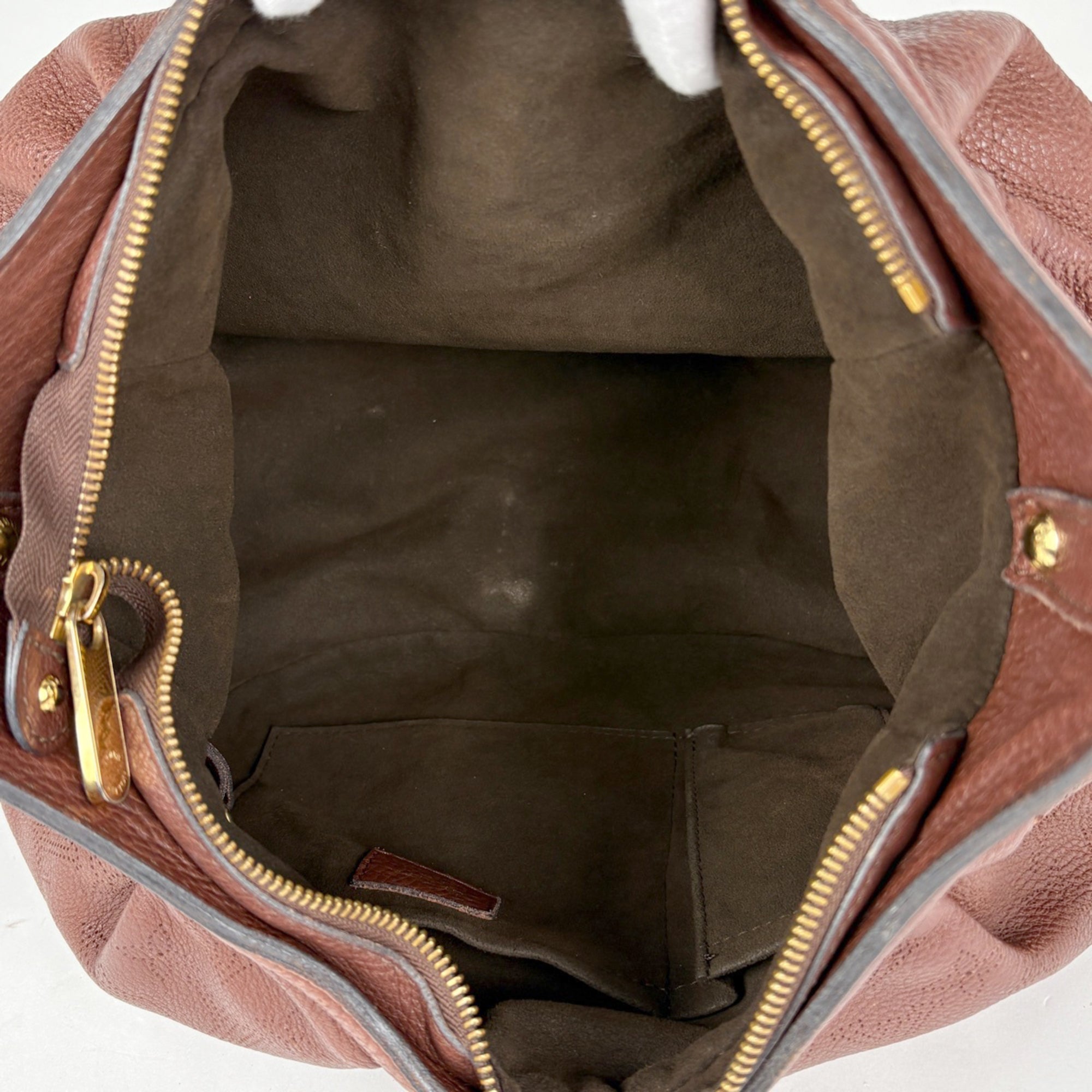 Louis Vuitton Cognac Leather Shoulder Bag (Pre-Owned)